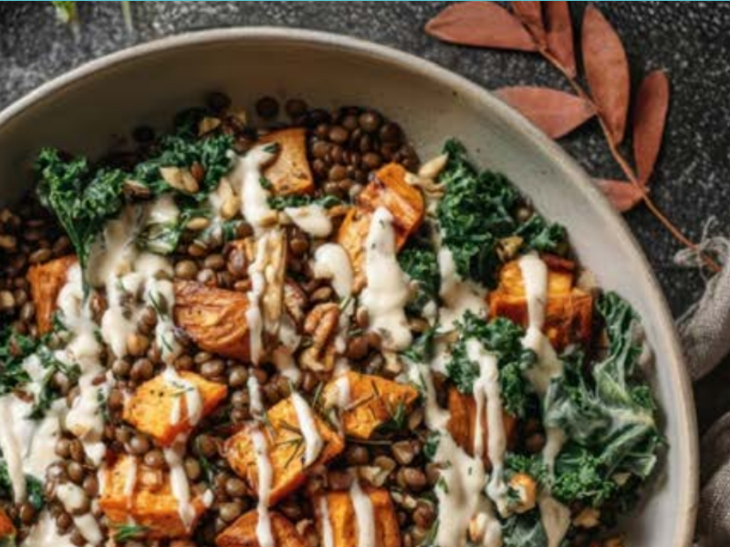 vegetable protein bowl
