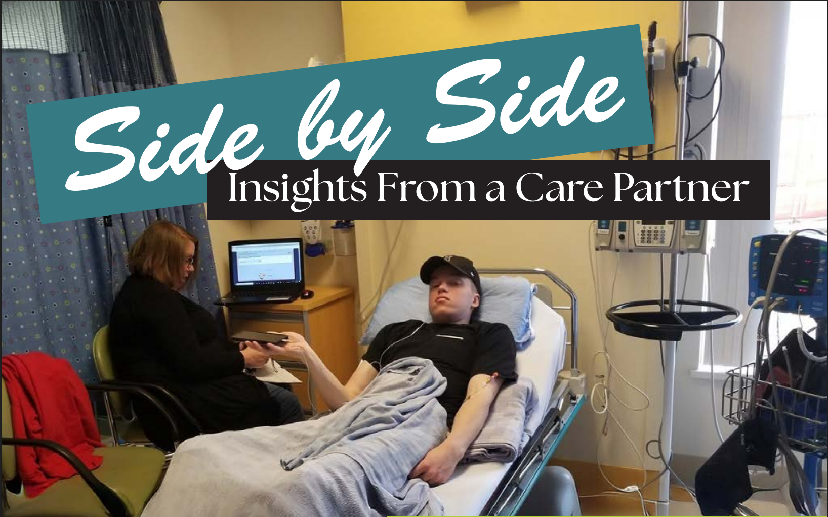 Ryan in the hospital with Susan