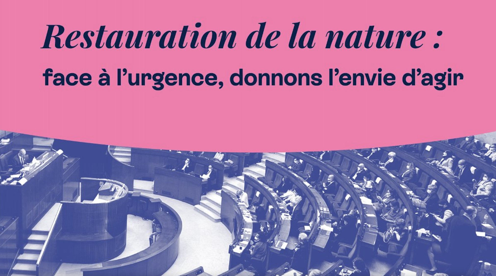 Avis du CESE « La restauration de la nature : face à l'urgence, donnons l'envie d'agir »&nbsp;