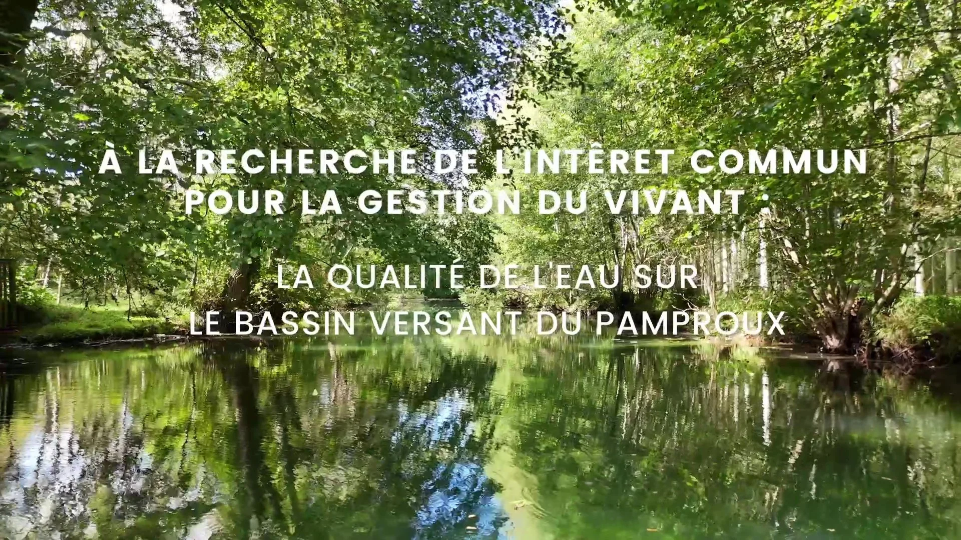 Qualité de l'eau sur le bassin versant du Pamproux