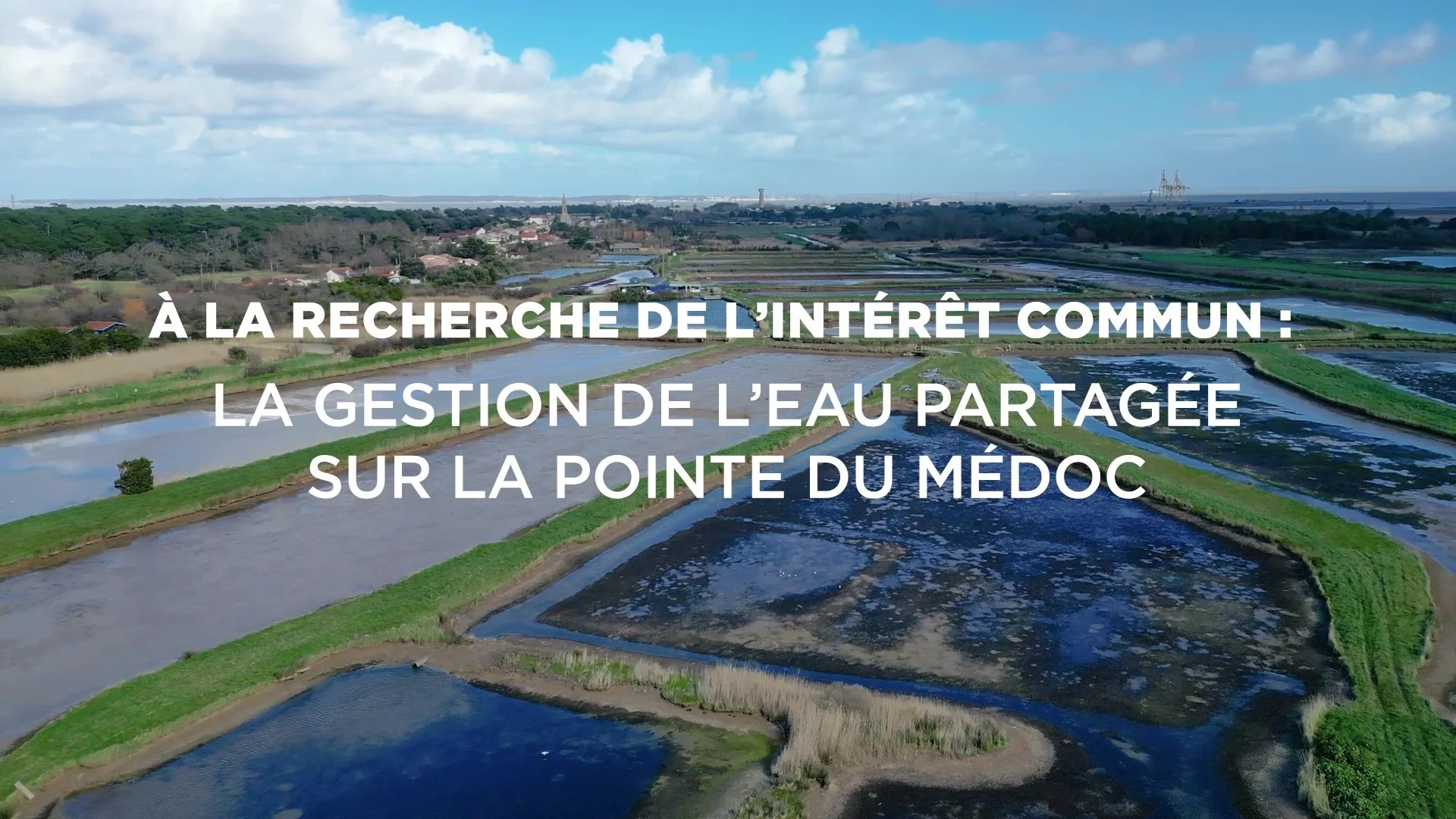 Gestion partagée de l'eau dans le Médoc
