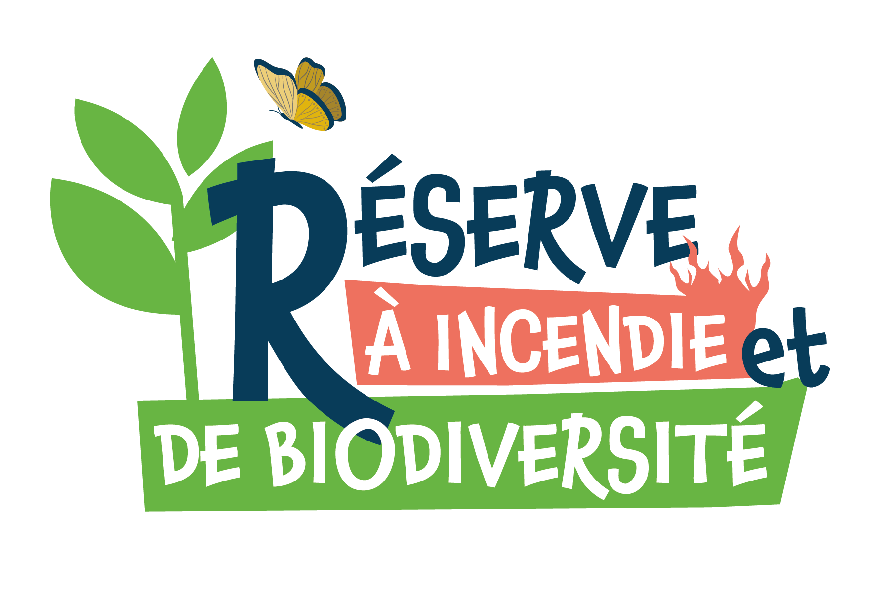 Logo réserve à incendie et de biodiversité