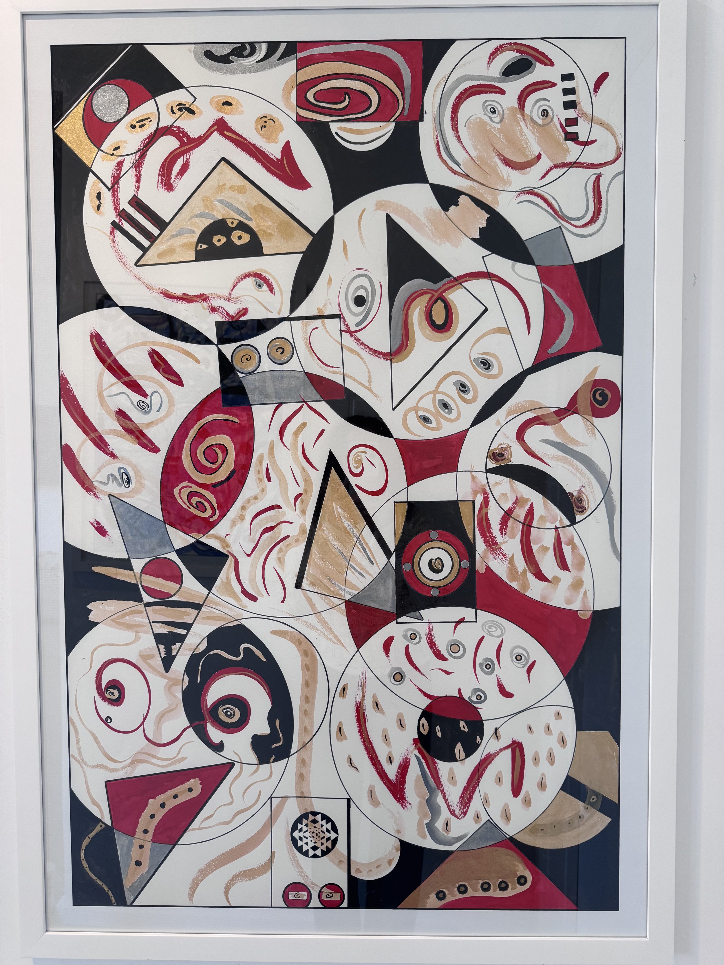Artwork: 44 1/2" x 30 1/2"