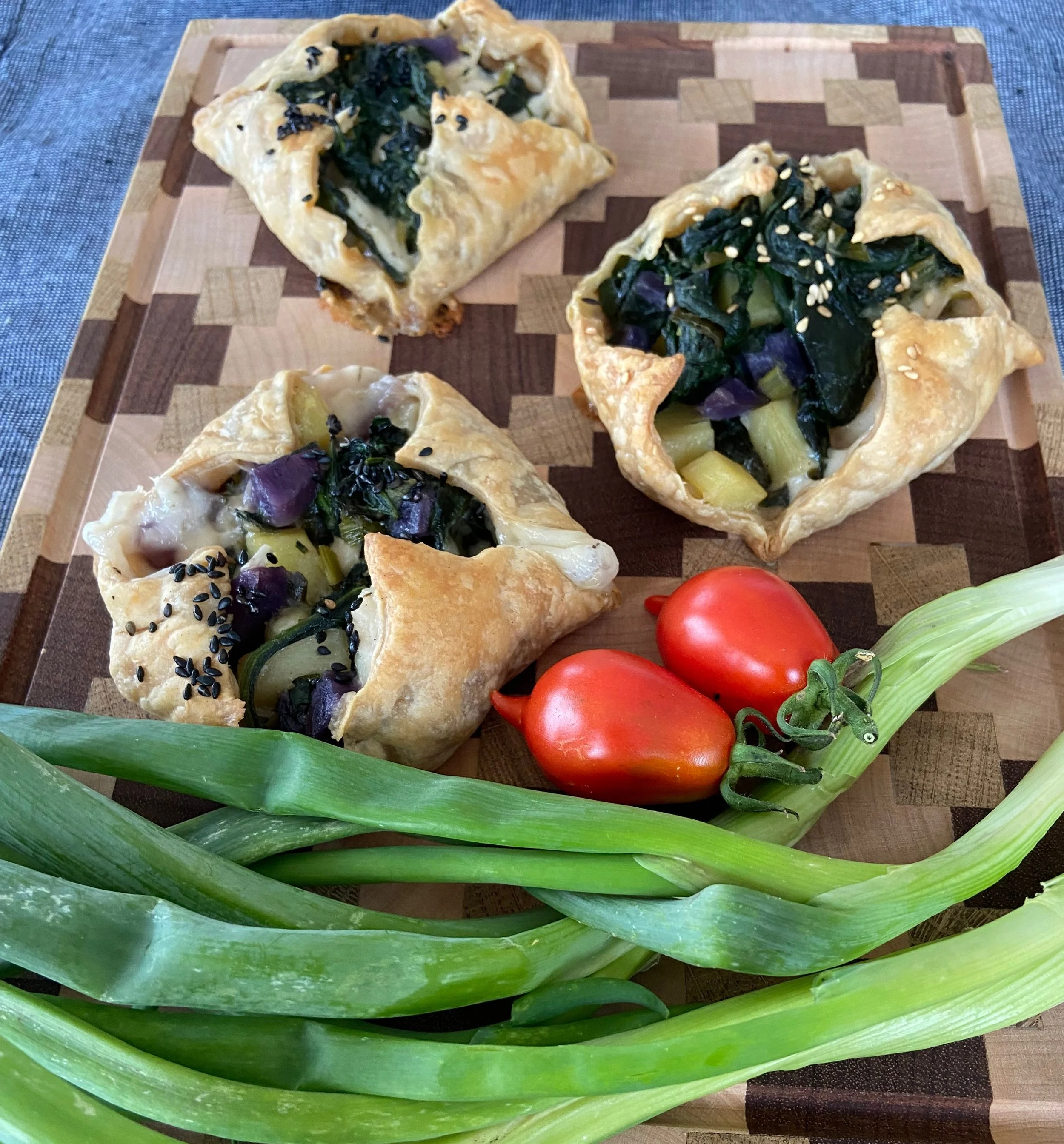 Feta, Potato and Spinach Pie