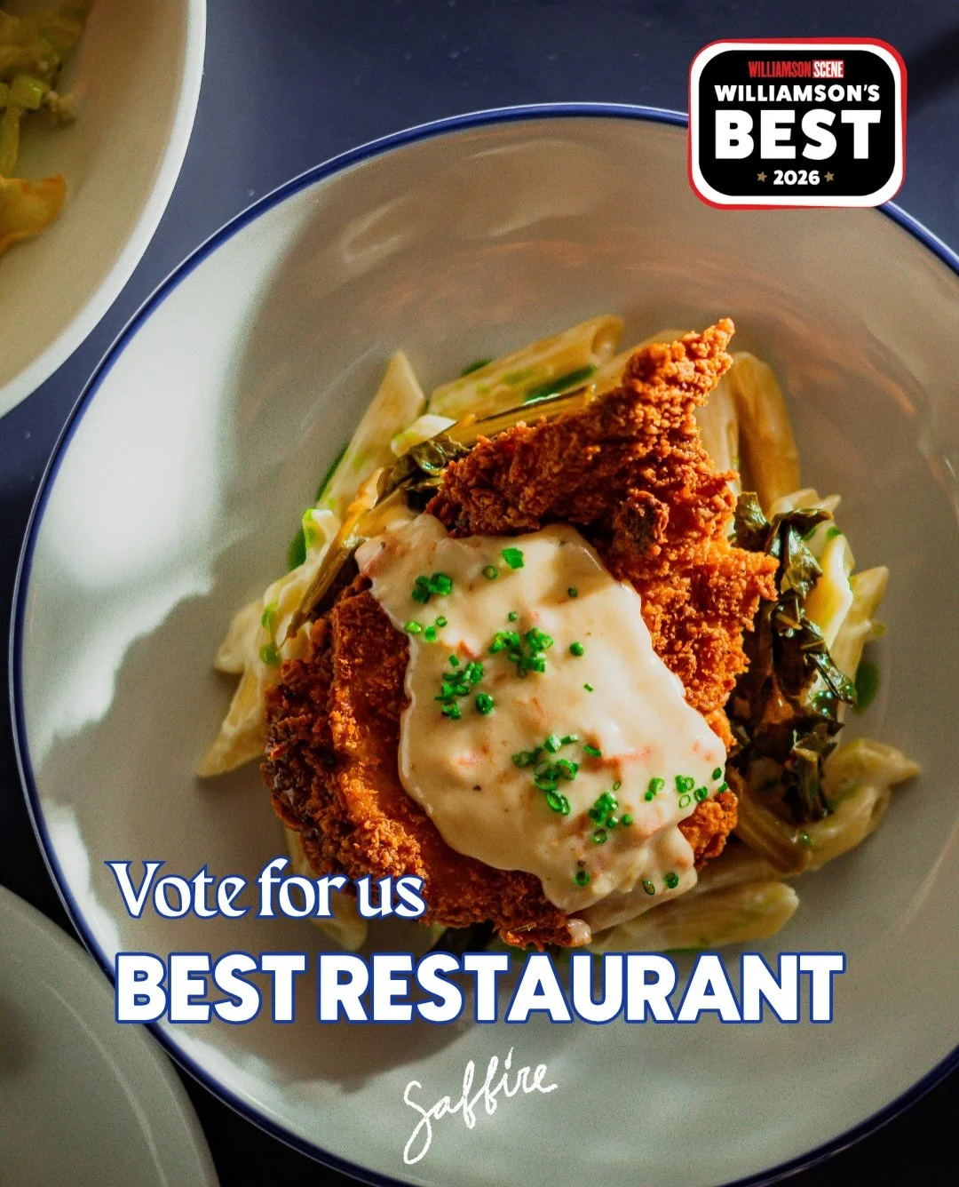 It&rsquo;s that time of year, The Williamson Scene&rsquo;s &ldquo;Best Of&rdquo; polls are open! 🗳️ 

Show some love to your favorite family-owned, local Steakhouse in the following categories:

Best Bar: Saffire
Best Bartender: Jenna
Best Burger: S