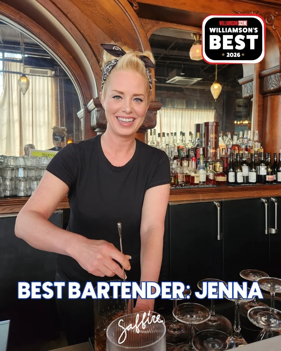 Thank you thank you thank you! 

We could not be more grateful to have won the following in the Williamson Scene&rsquo;s &ldquo;Best Of&rdquo; issue: 

Best Bartender - Jenna Trimble 
Best Chef - Mike Detzel 
Best Happy Hour
Best Patio
Best Bar
Best 