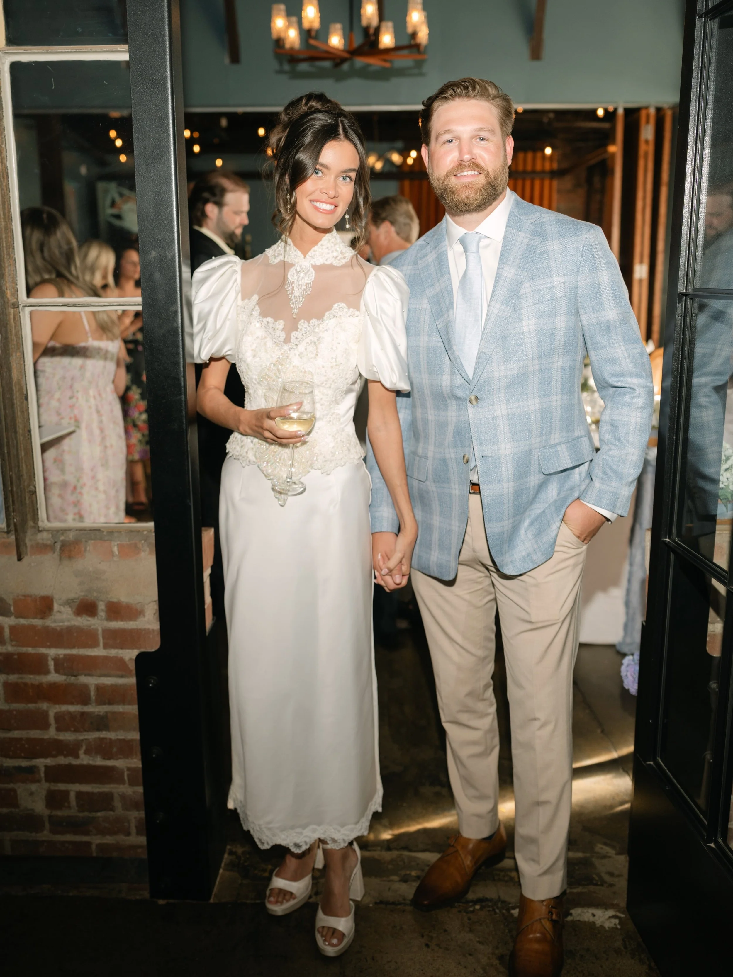 Congratulations to the happy couple @jenniferkrieg.m and @griffin.krieg and thank you for choosing to spend such a special day with us. 

Spend your special event in The Blue Room surrounded by the antiquity and splendor of The Factory at Franklin

P