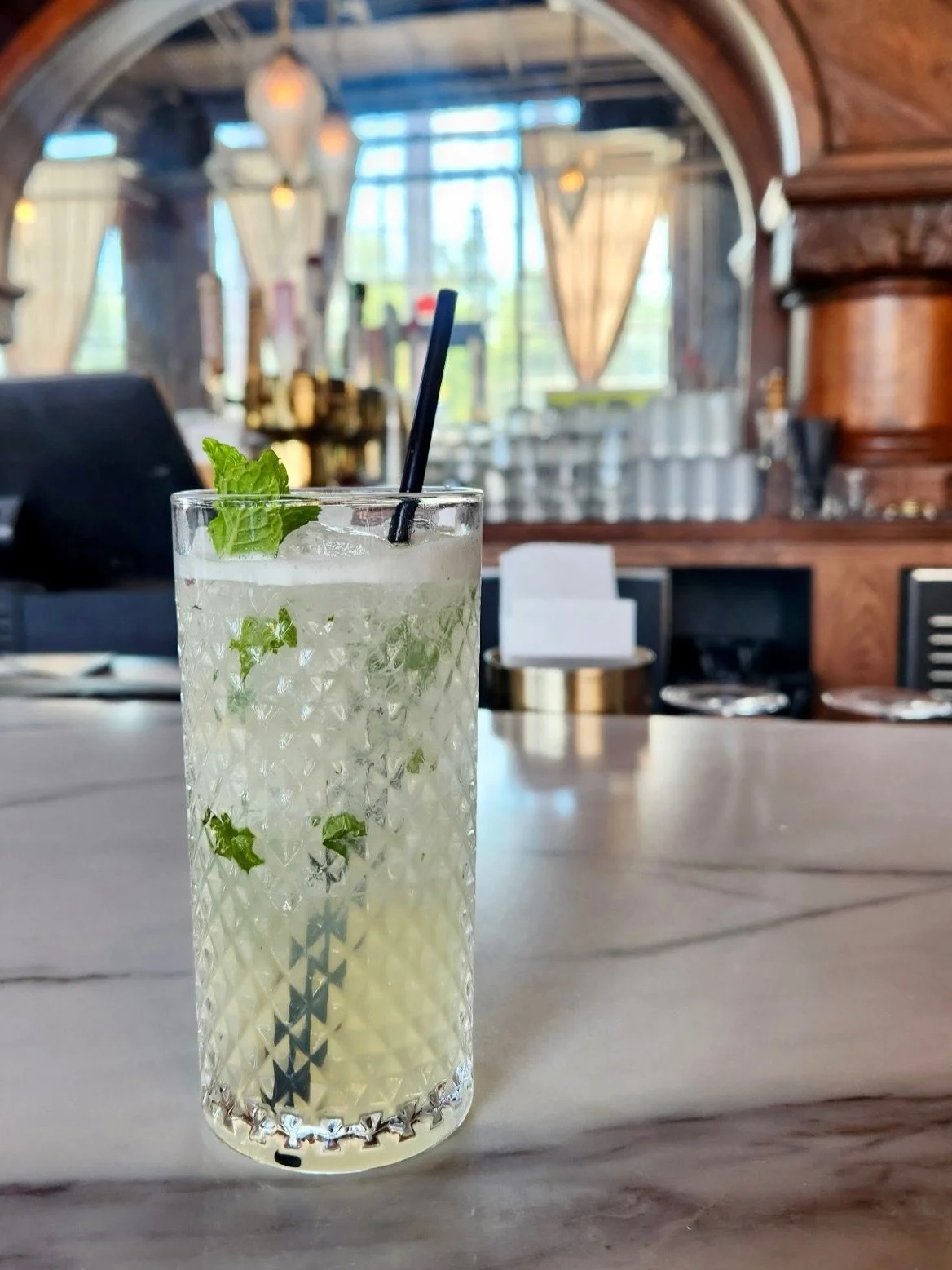 Our September specialty cocktail is a delicious gin drink called the Mayflower Mule!

Made with (tagged) Plymouth Gin, lime, ginger, and mint, it is perfectly refreshing for the last days of summer. 

#craftcocktail #factoryatfranklin #franklintn
