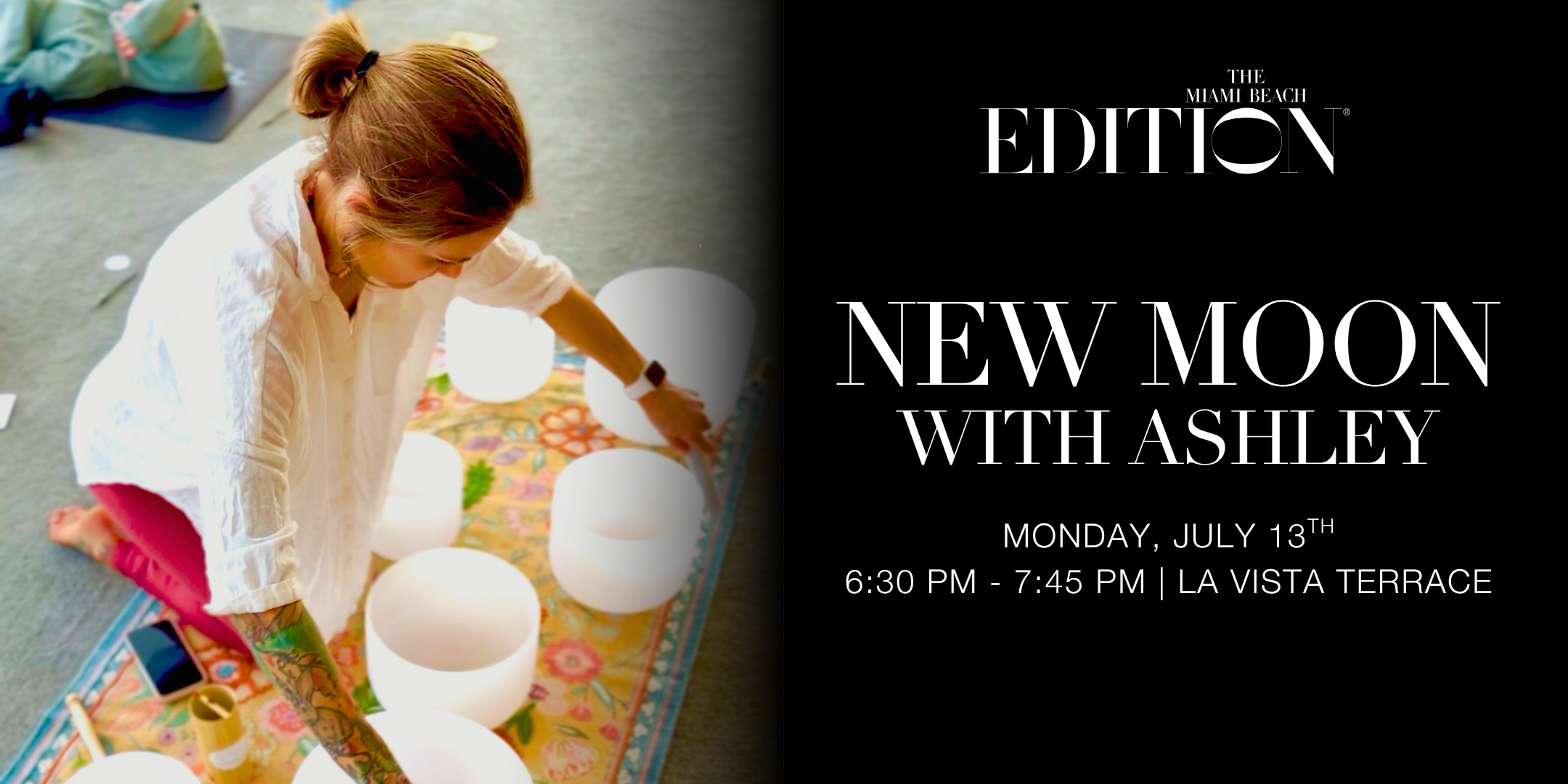 New Moon Slow Flow & Sound Bath with Ashley