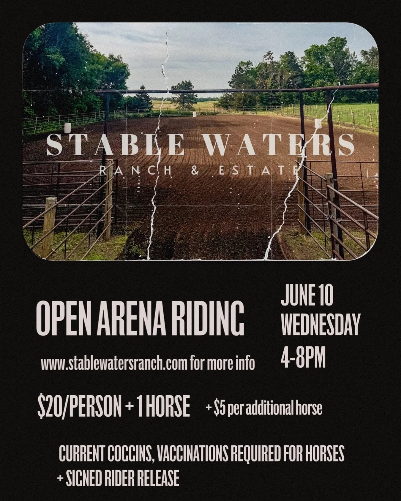 WE&rsquo;RE ADDING OPEN ARENA RIDING NIGHTS!!! 🐴🎉
📣 Horse friends, spread the word! 

New environments/ a different arena offers confidence &amp; exposure for your equine team while connecting with others in the local horse community.

More inform