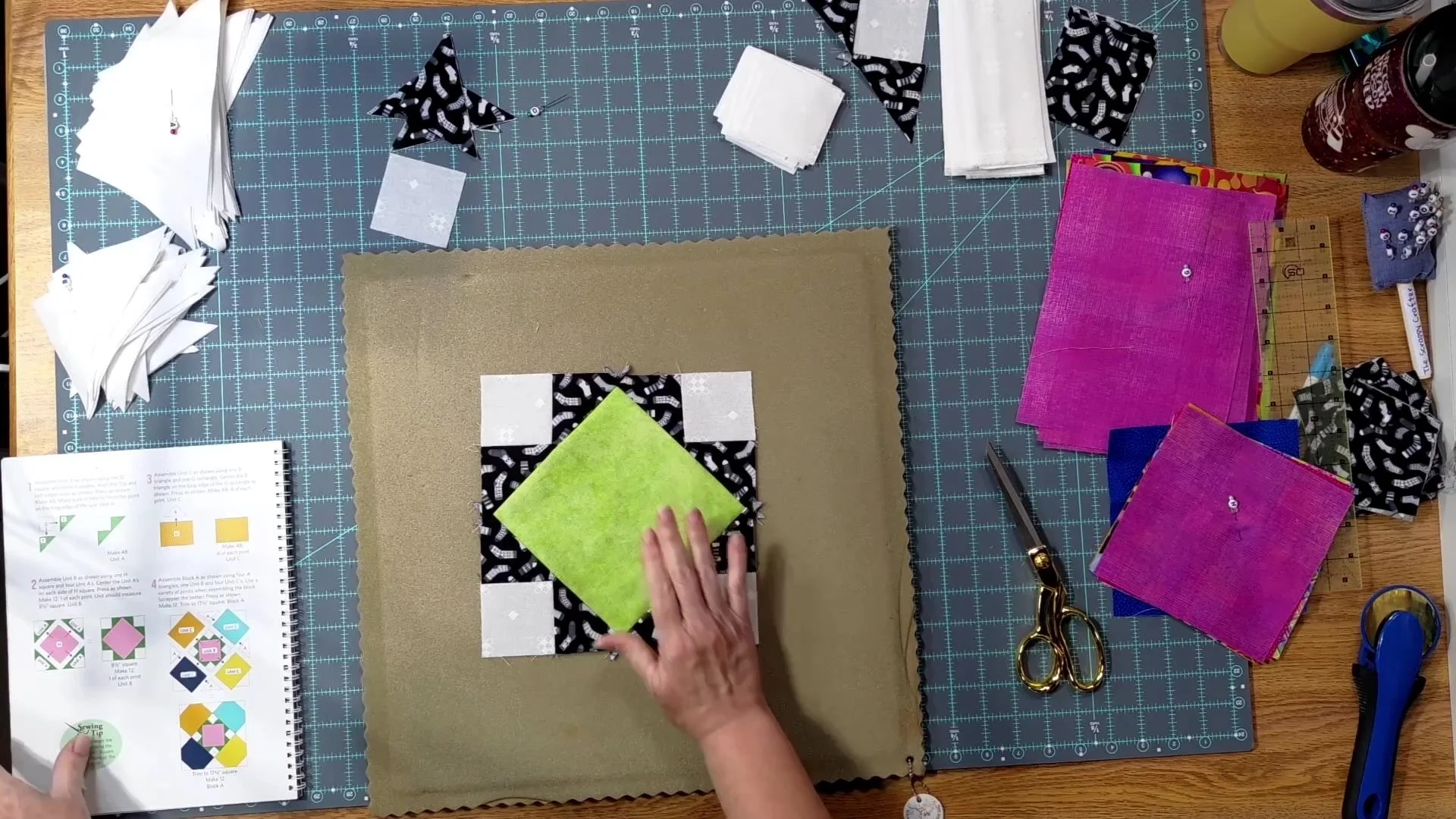 Kitchen Sink Quilt Sew Along: Let’s Make Units A and B