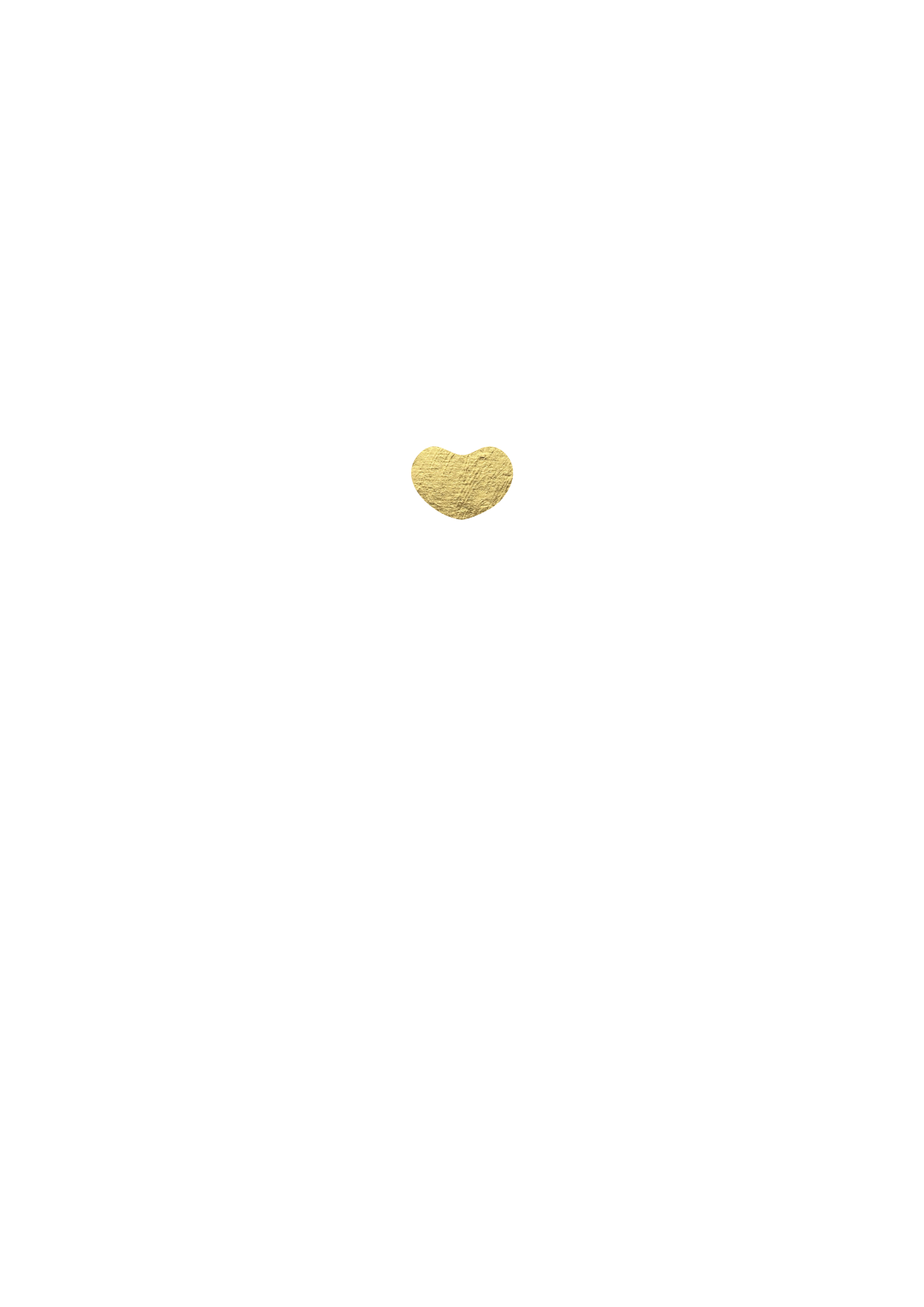 Een zwarte achtergrond met een witte tekening van een veer met een goudkleurige oogachtige structuur in het midden.