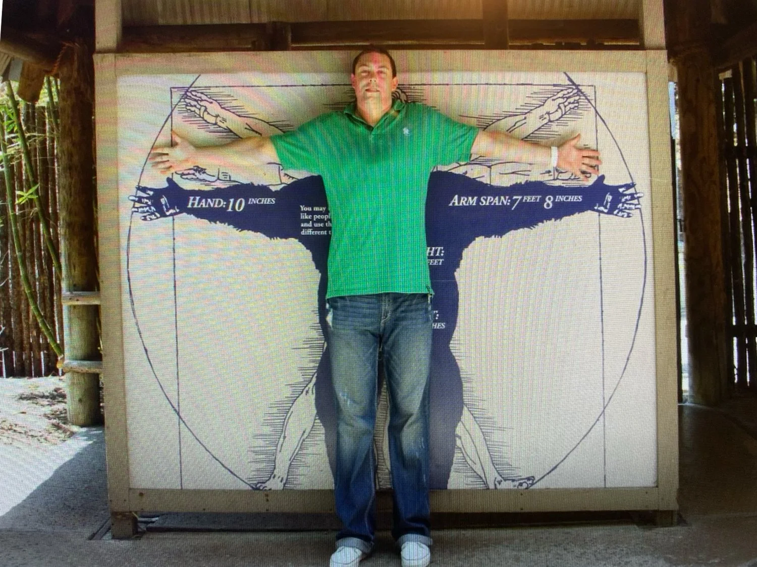 Josh, full-grown, wide-arm-span.