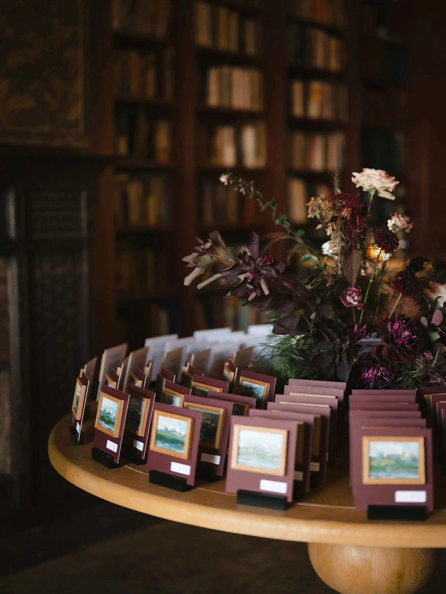 Creating art, and prioritizing connection &mdash; the type of defiance we need more of 🤍

Alice and Justin directed each of their guests to their tables with a painting; a scene meaningful to them. Justin, an artist, spent months working on each lay