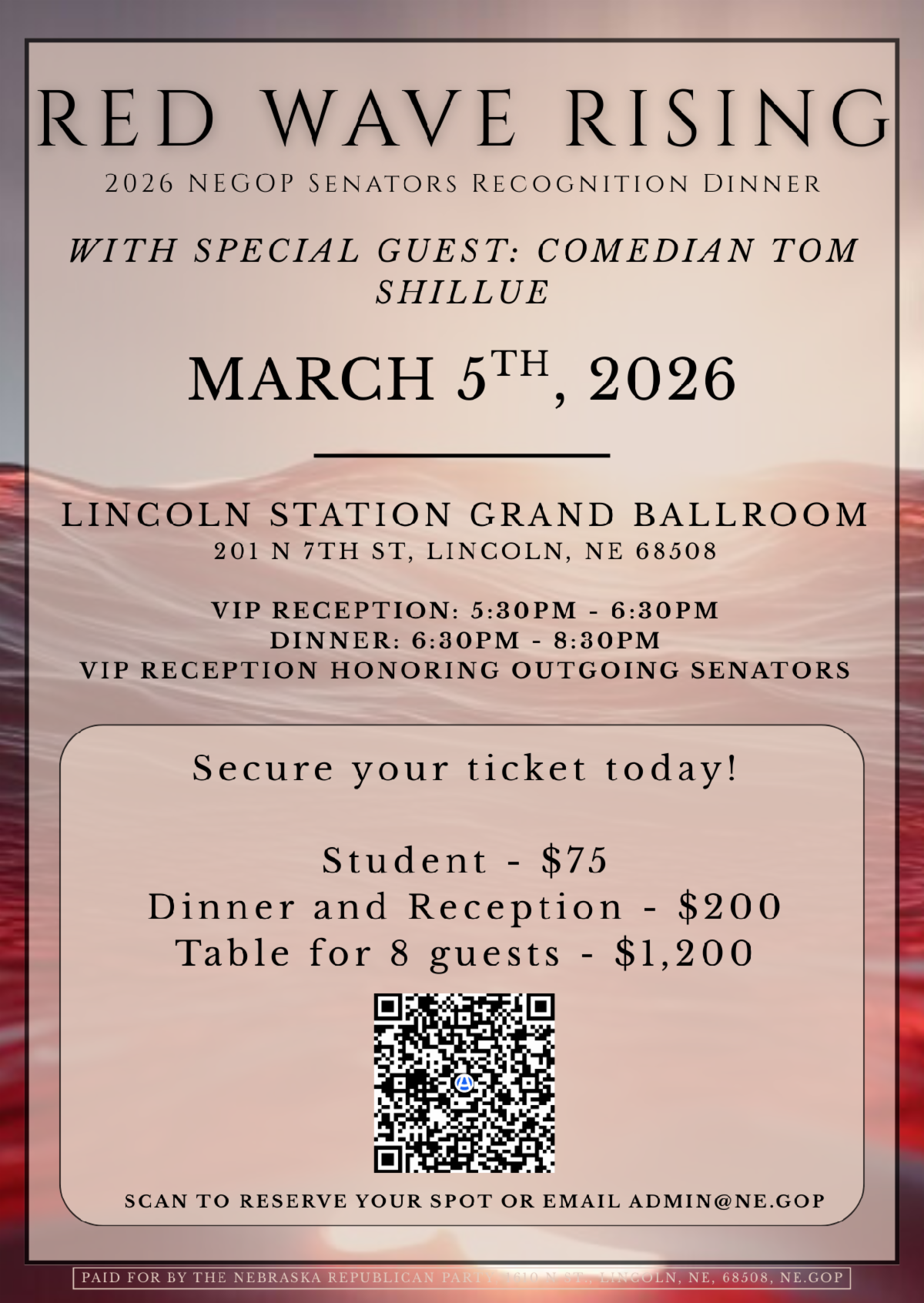 NEGOP Senators Recognition Dinner