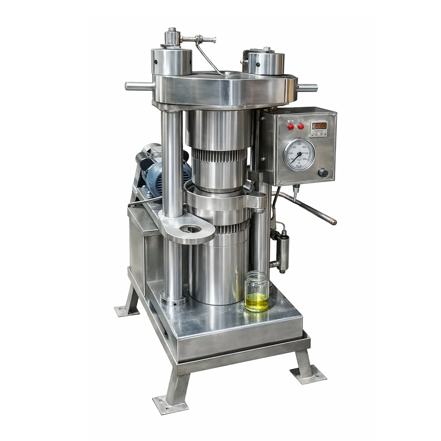 EXTRACTOR DE ACEITE DE CACAO TIPO PRENSA HIDRÁULICA

MAQUINEQ EACH-60 / Aceite extraído 25kg/h