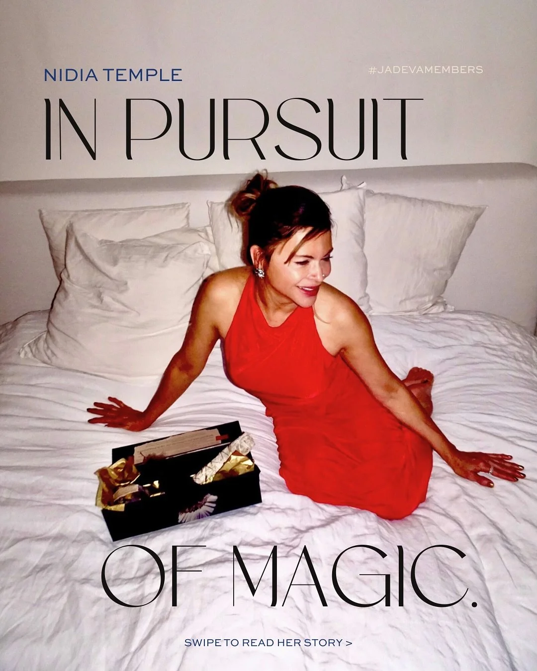 MEMBER SPOTLIGHT ✦ @nidia.temple (@noble_souls )
In pursuit of magic.
Nidia Temple moves through life with luminosity, brilliance, and devotion &mdash; she is a designer, experience curator and home energy guide. 

Drawn in by our Co-founder Katya Li