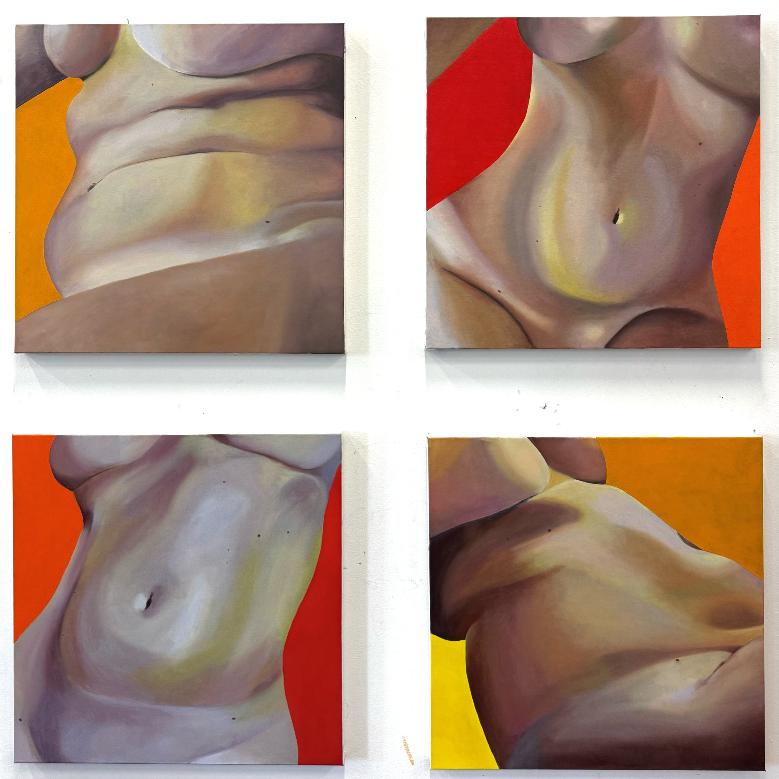 Flesh Acceptance, Oil on Canvas, 2024