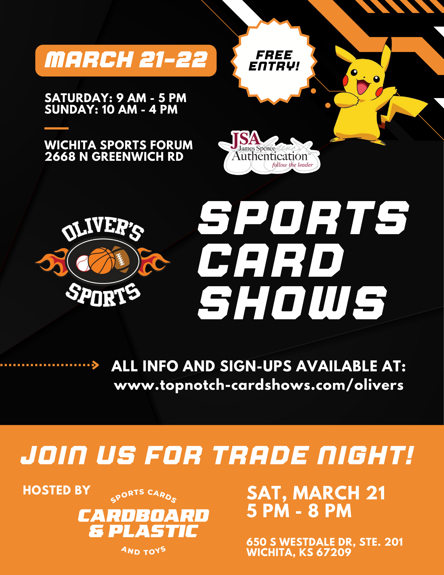 Wichita Card Show Trade Night