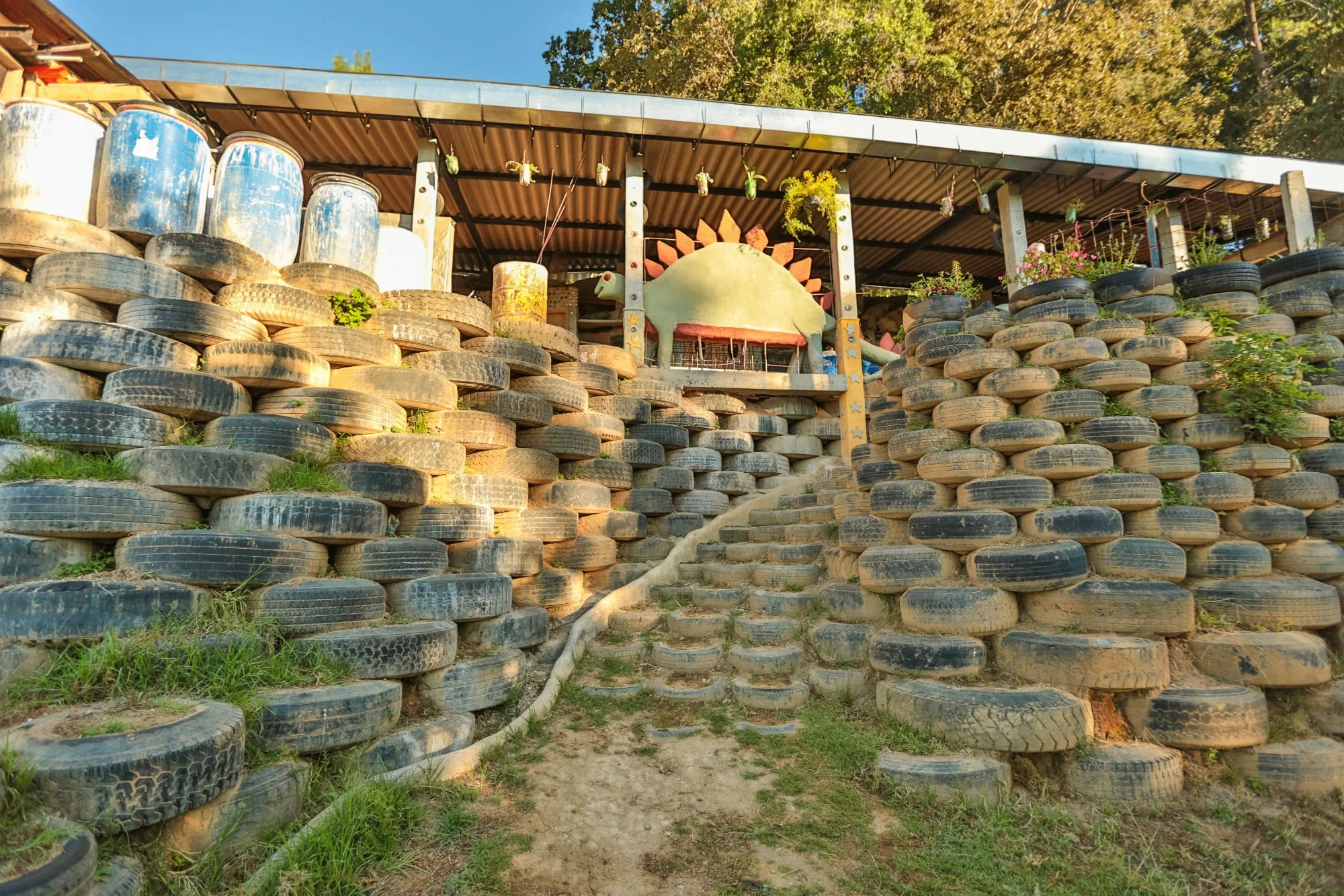 Oval Shaped Tire Classrooms