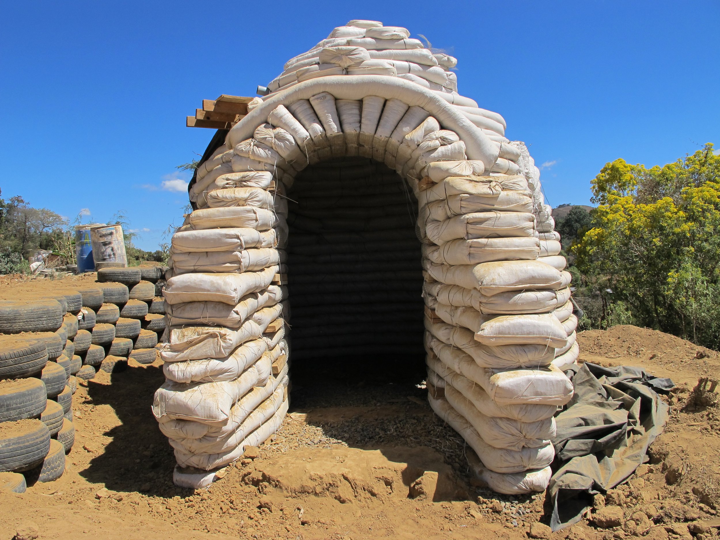Earthbag Dome