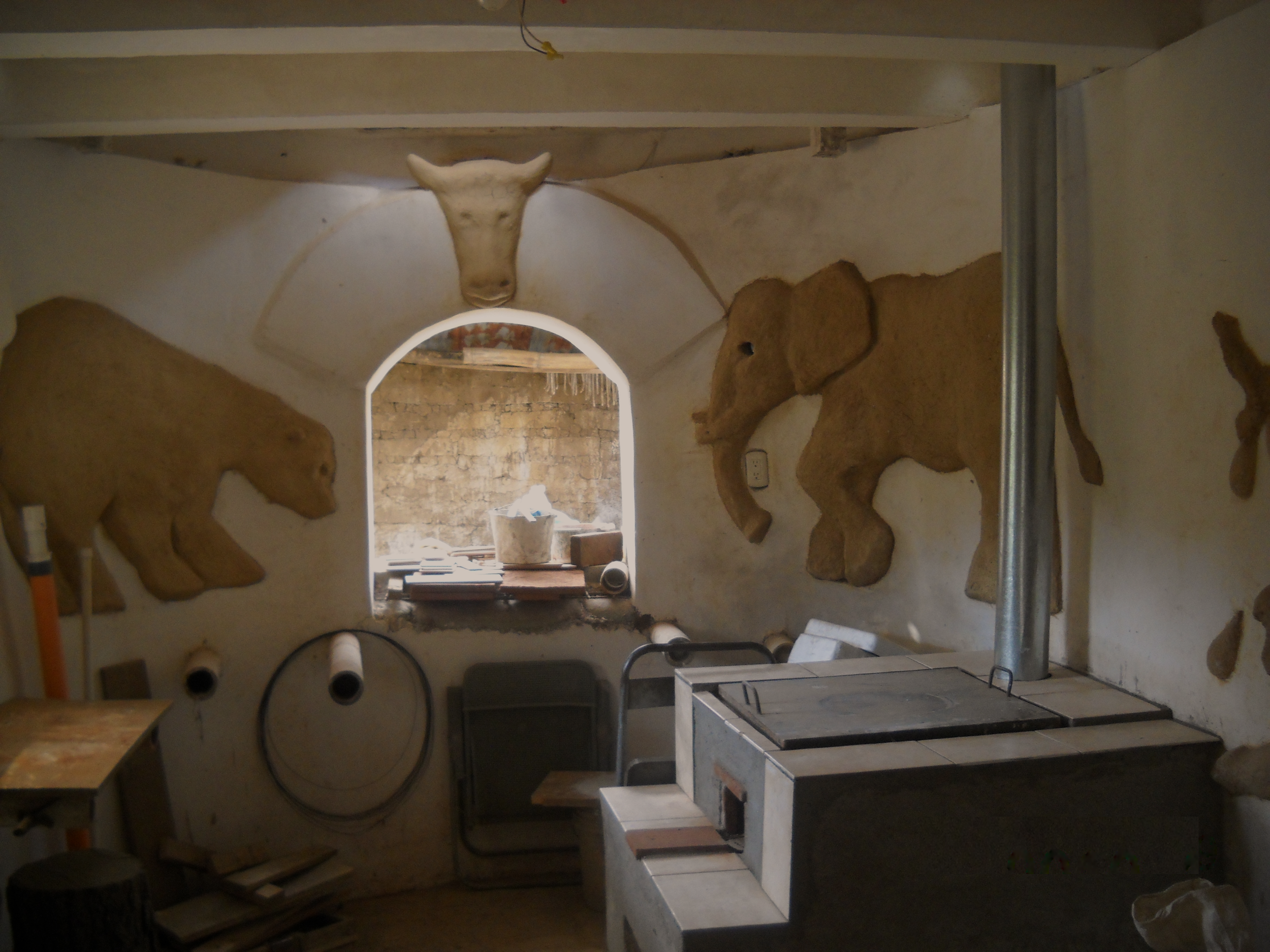 Earthbag Kitchen