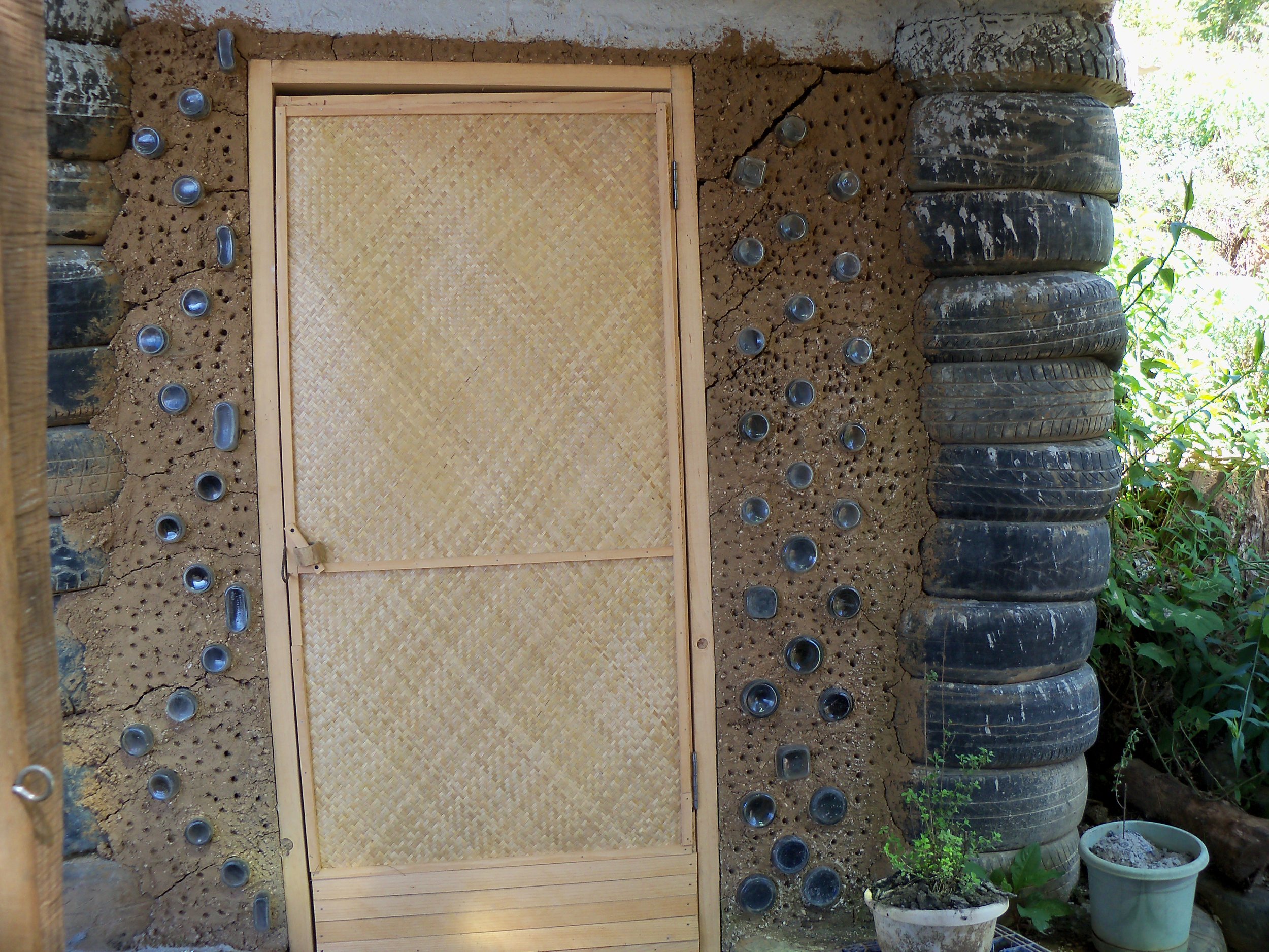 Tire Bathroom & Solar Shower