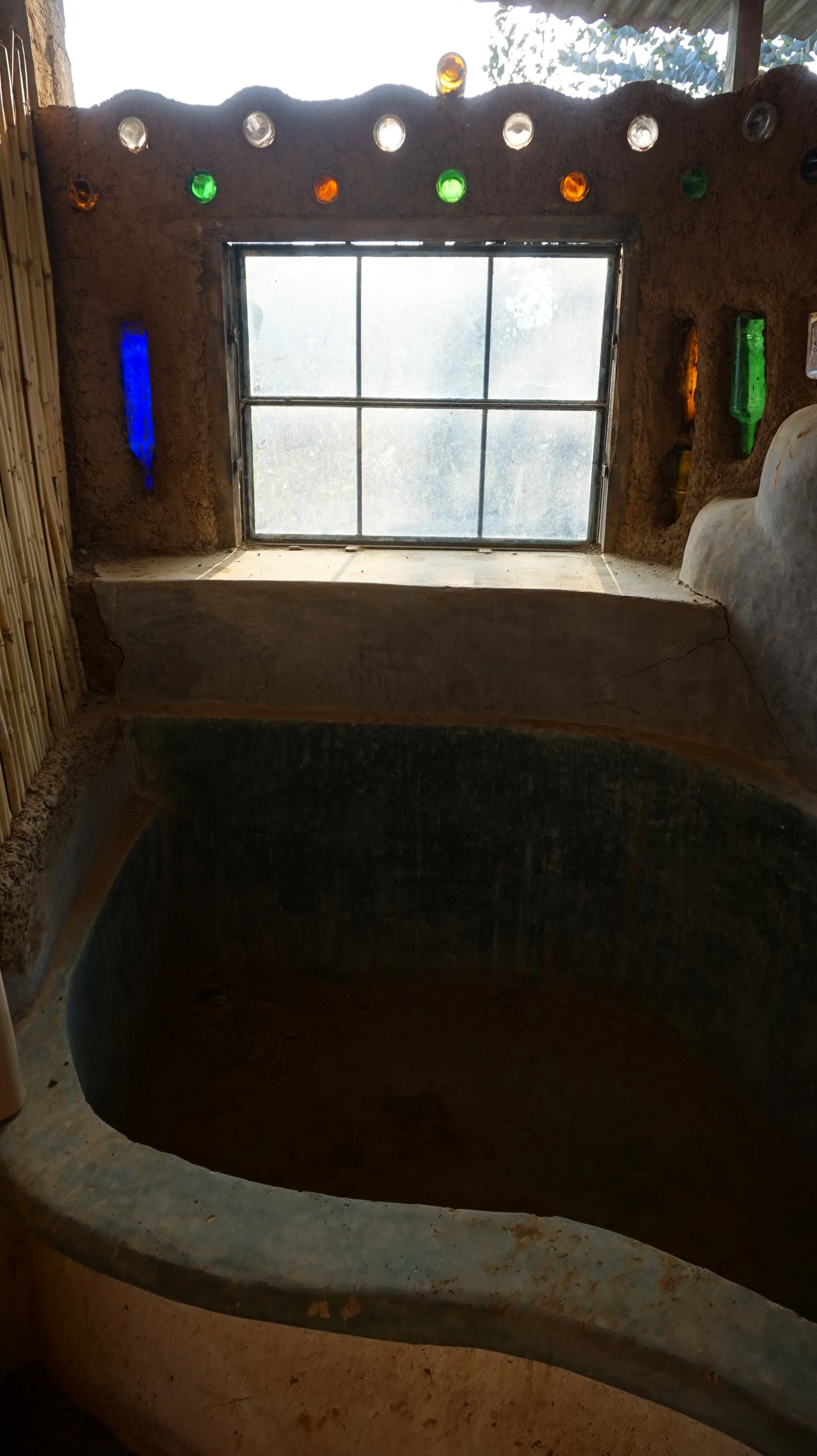 Great views while washing