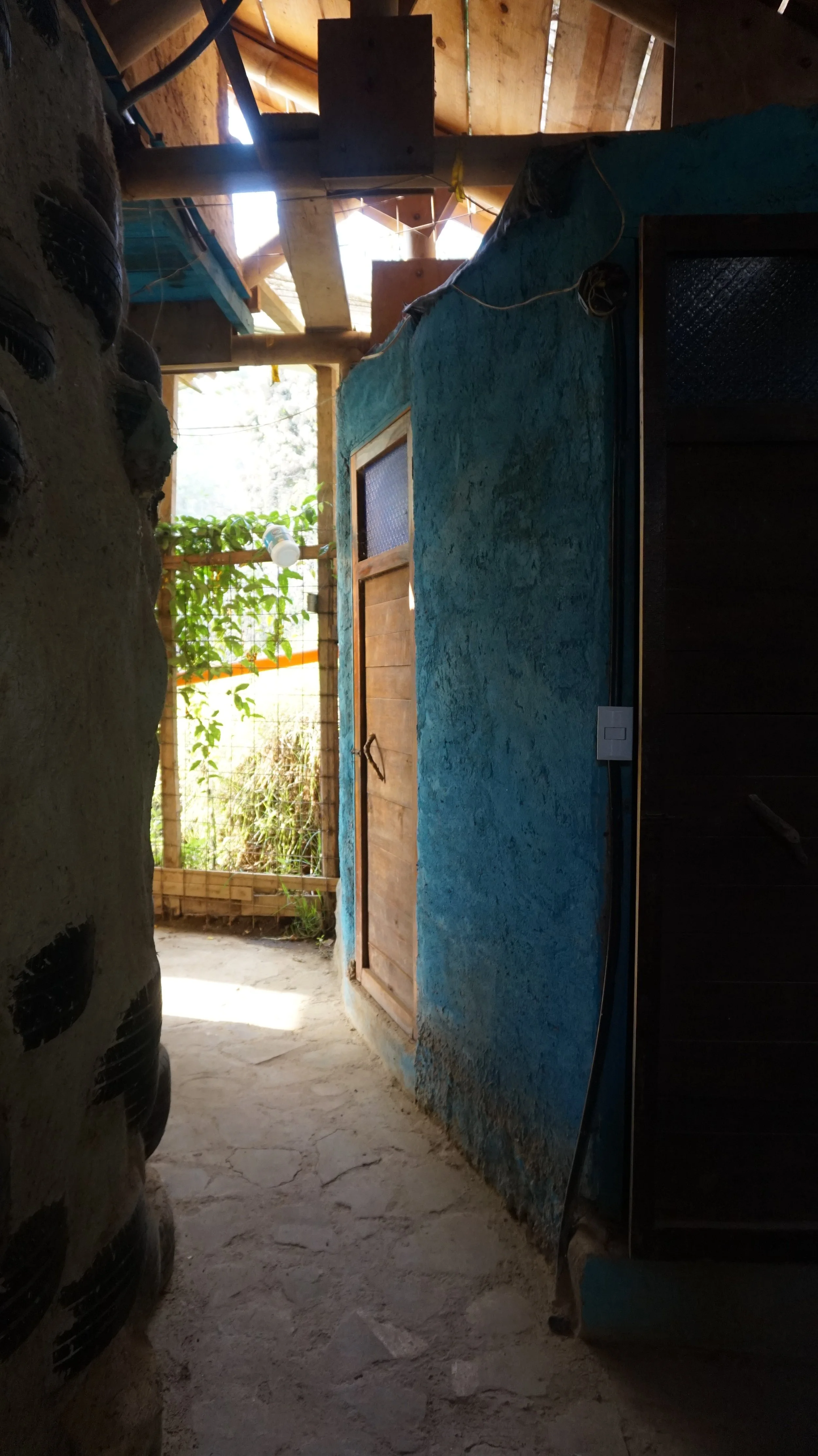 Downstairs are 2 showers and 1 toilet