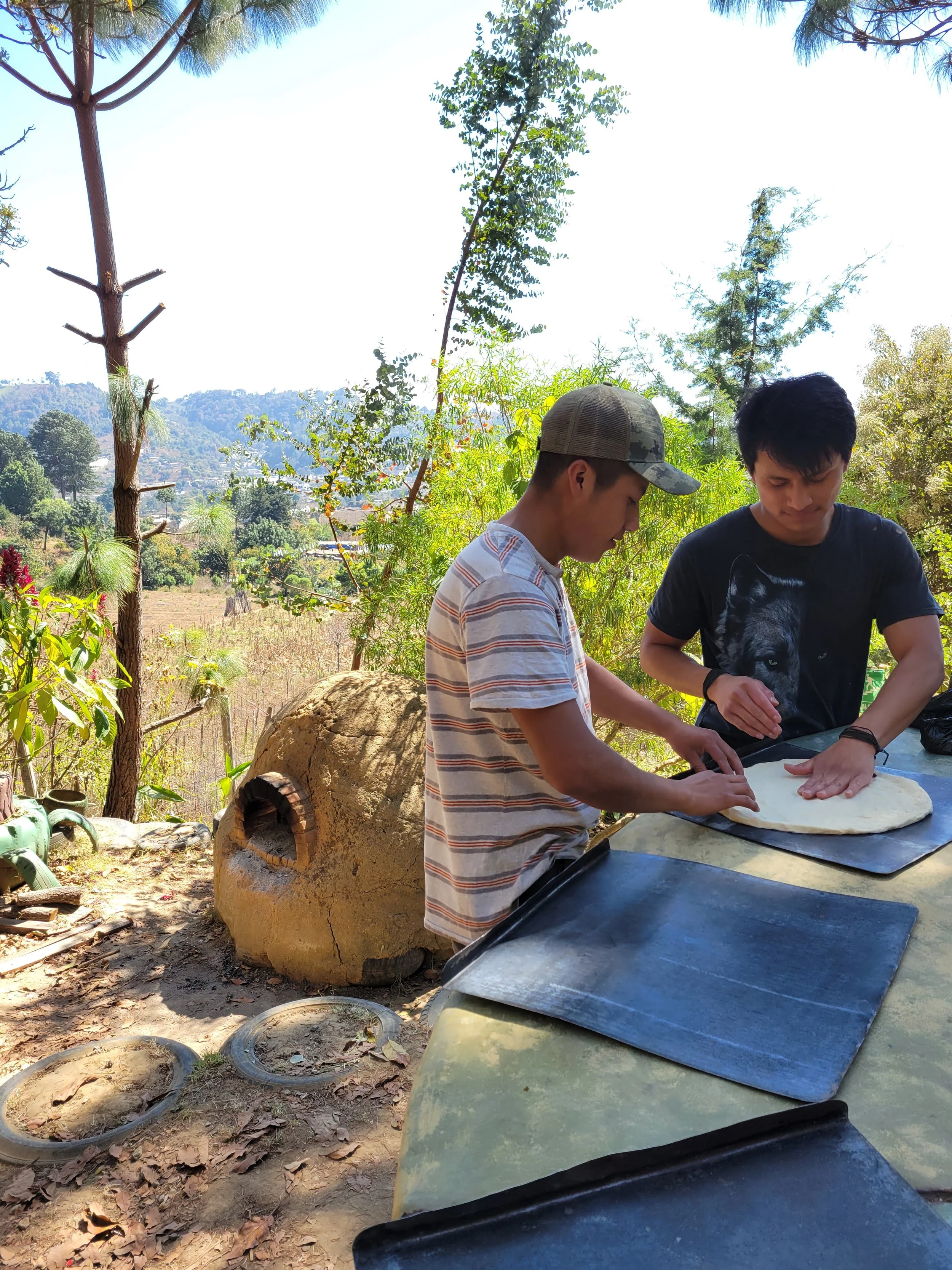 Cob oven pizza lunches