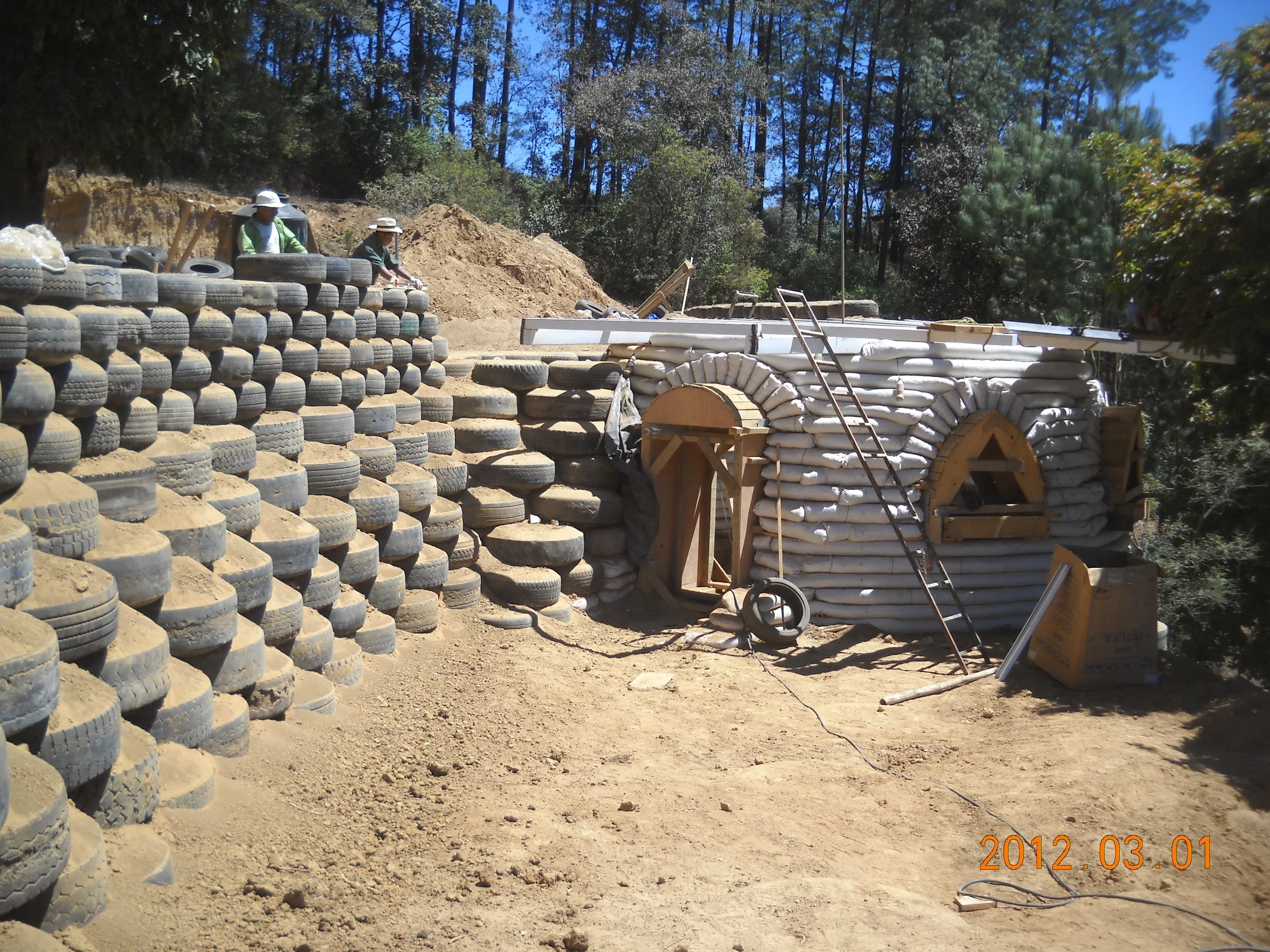 West Side Tire Retaining Wall