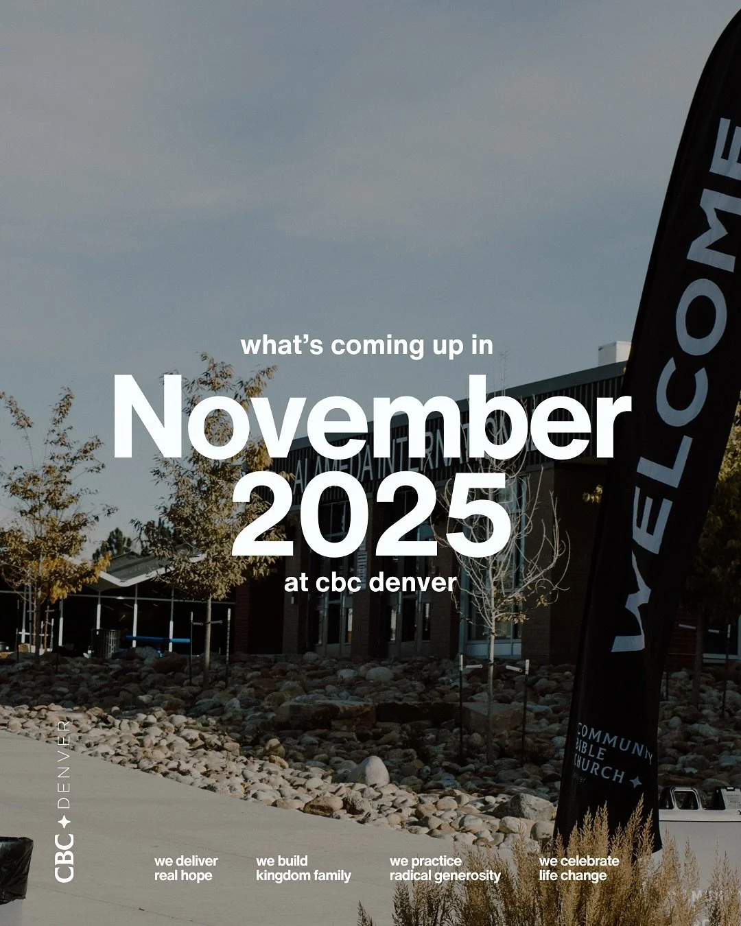 NOVEMBER 🔥 Let&rsquo;s do this. 

Upcoming Highlights:
+ Next Crew Track
+ College Gathering 
+ Preview Service in launch venue 
+ More life change on the way

See link in bio or events page for more info!