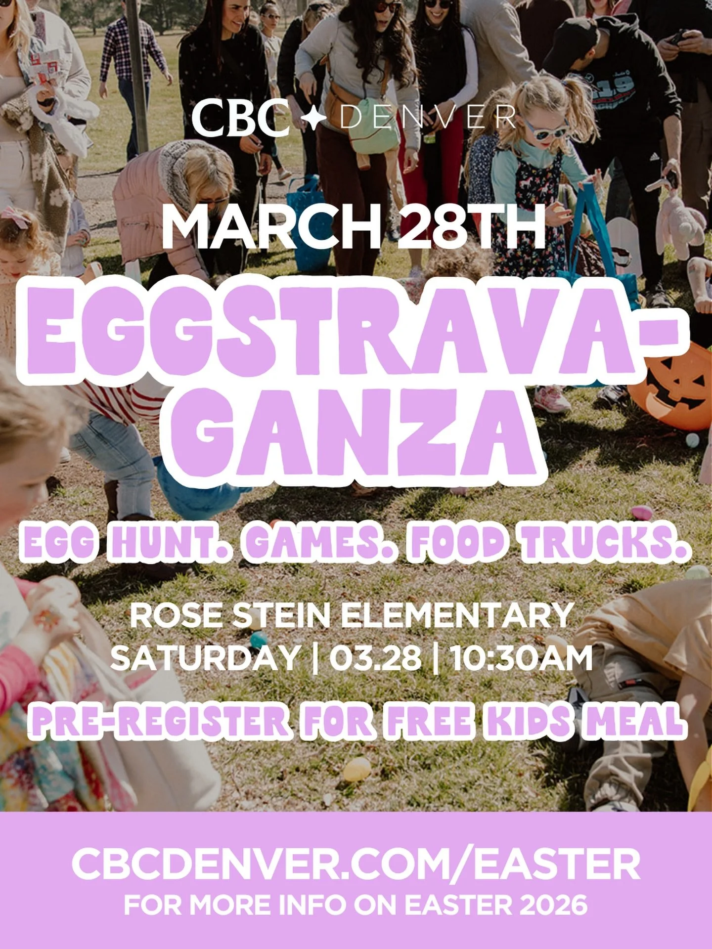 EASTER EGGSTRAVAGANZA 🐣 

You&rsquo;re invited to join us for our community event this Easter, featuring an egg hunt for the kids, games, food trucks, and more! This will be a free and fun-filled event as we kickoff the Easter season!

DETAILS
🗓️ M