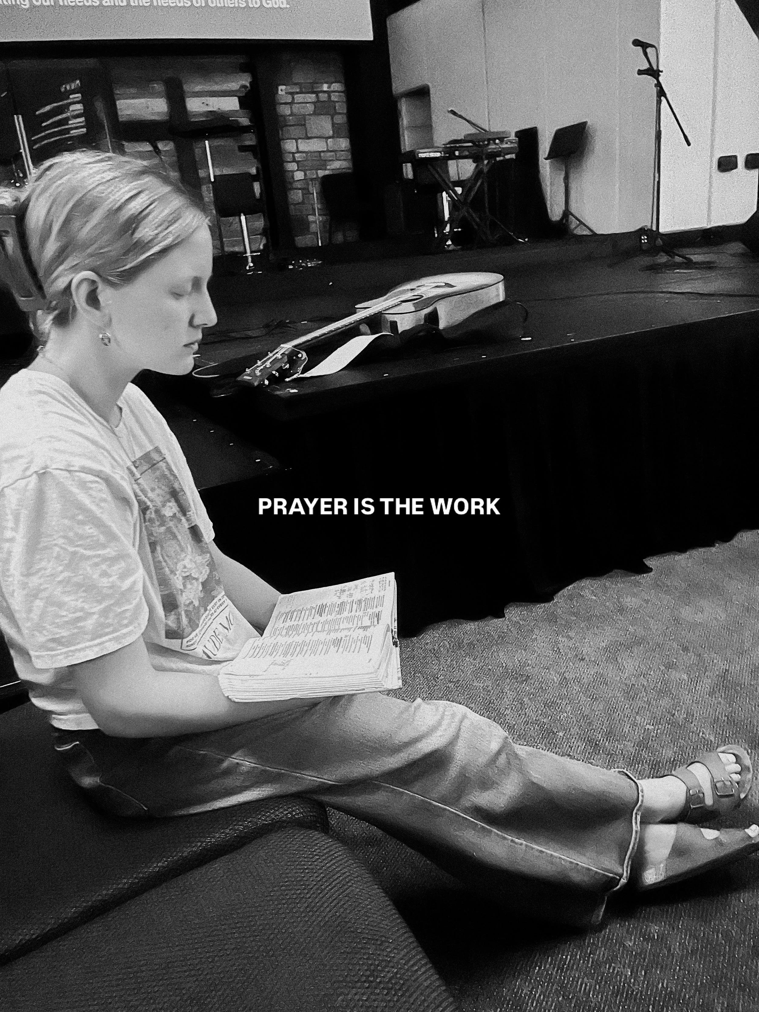 Prayer is THE WORK of a Christian. Let&rsquo;s keep being a praying church!