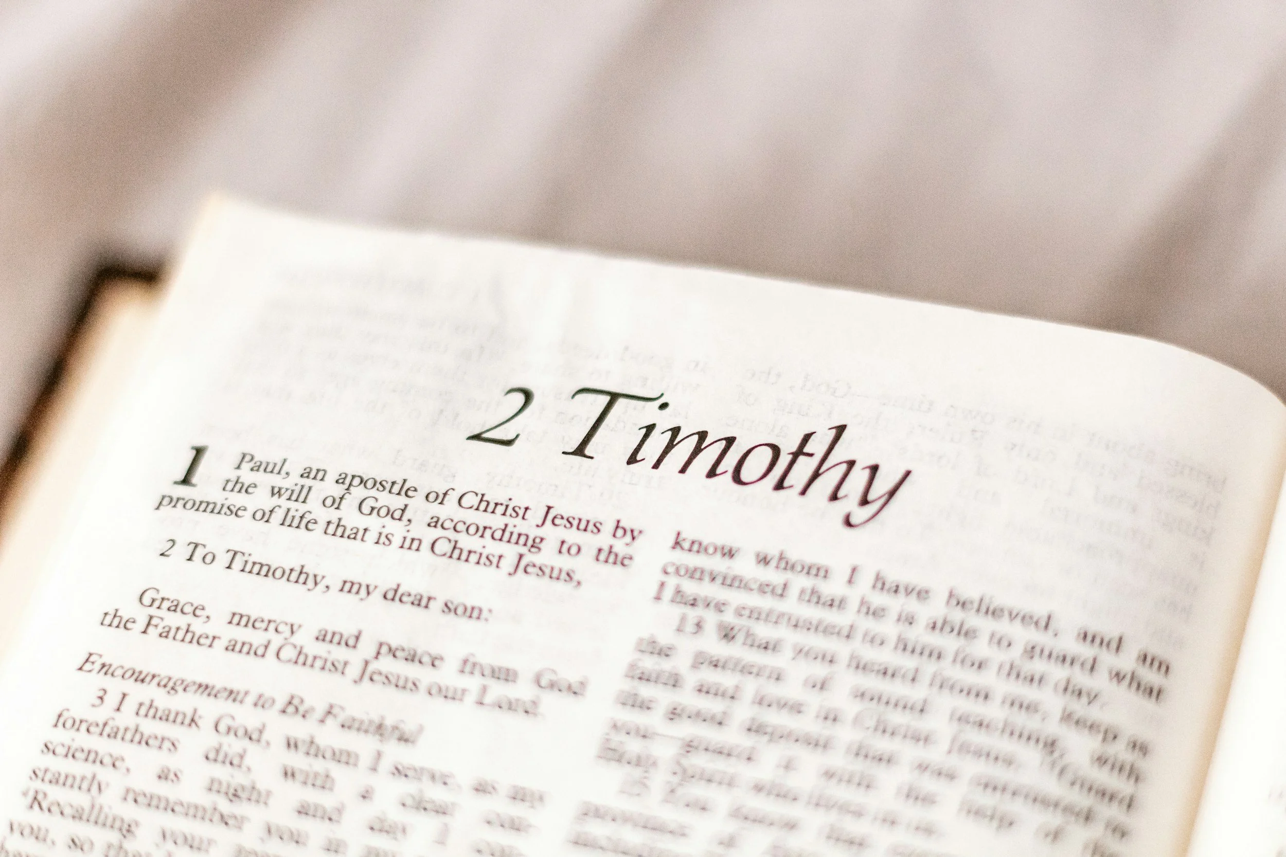 Lesson 06-Timothy 