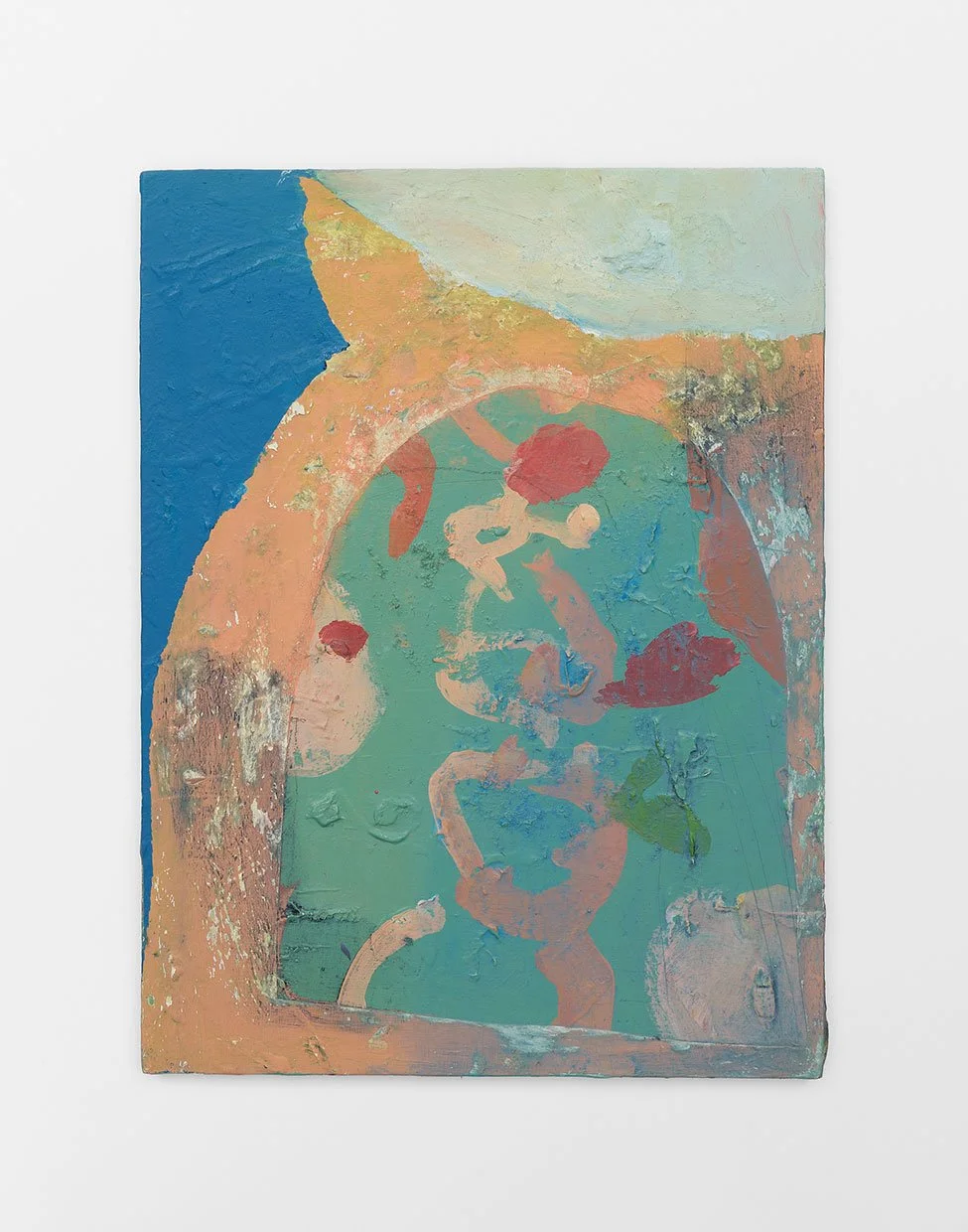 Runaround, 2024-26, oil on panel, 12 x 9 in.