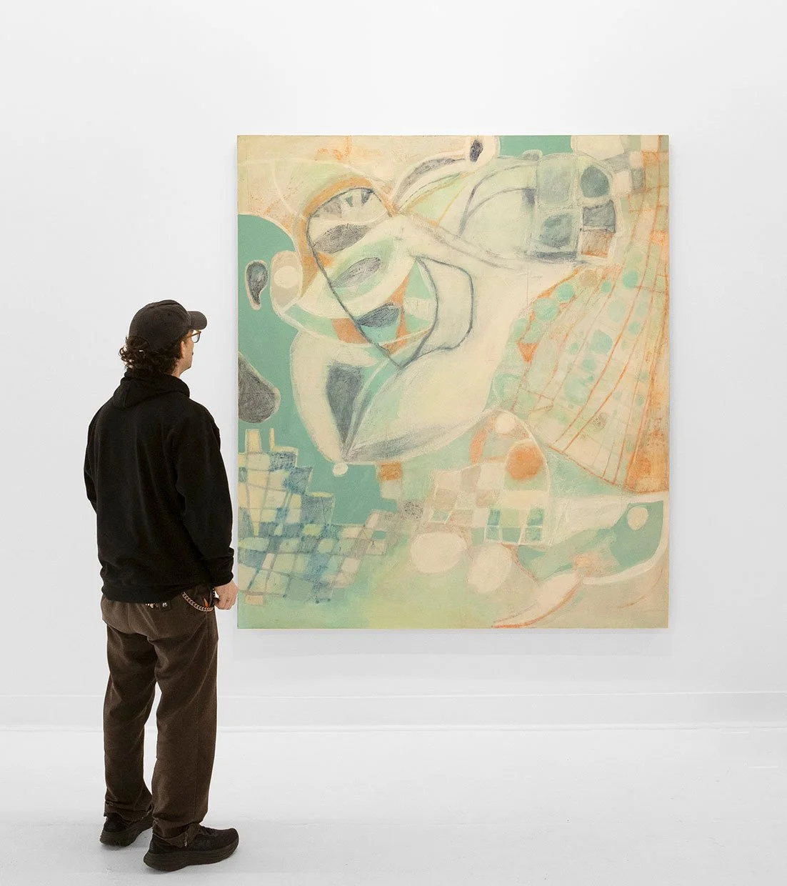 Already Here, 2026, oil on canvas, 80 x 70 in