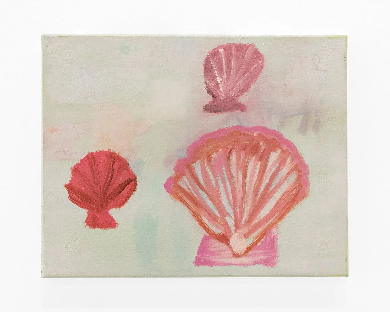 3 Shells, 2026, oil on linen, 8 x 10 in