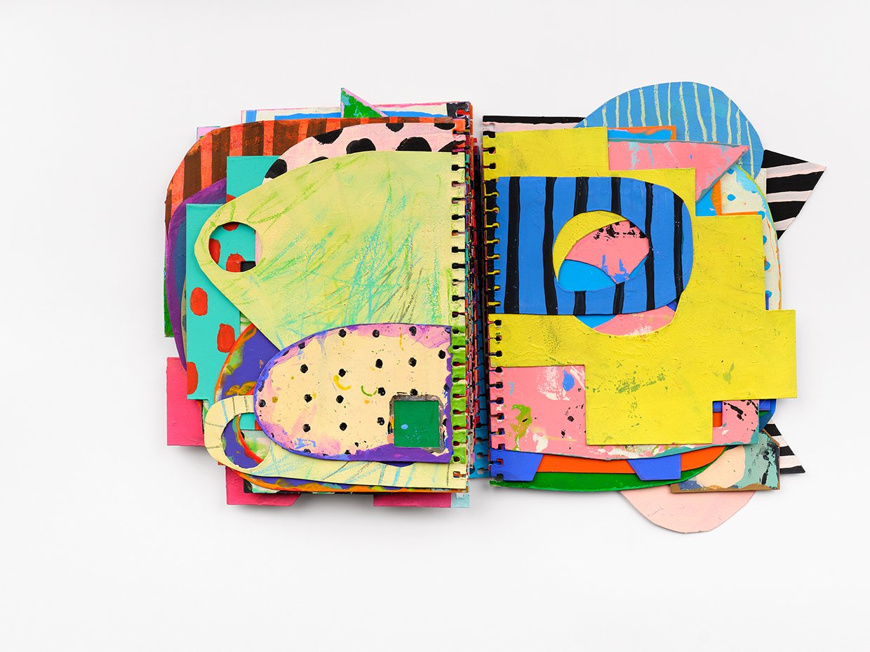 Maps for Getting Lost, 2024-26, acrylic, gouache, flashe, pencil on paper, 11 x 15 in. 180 pp. 