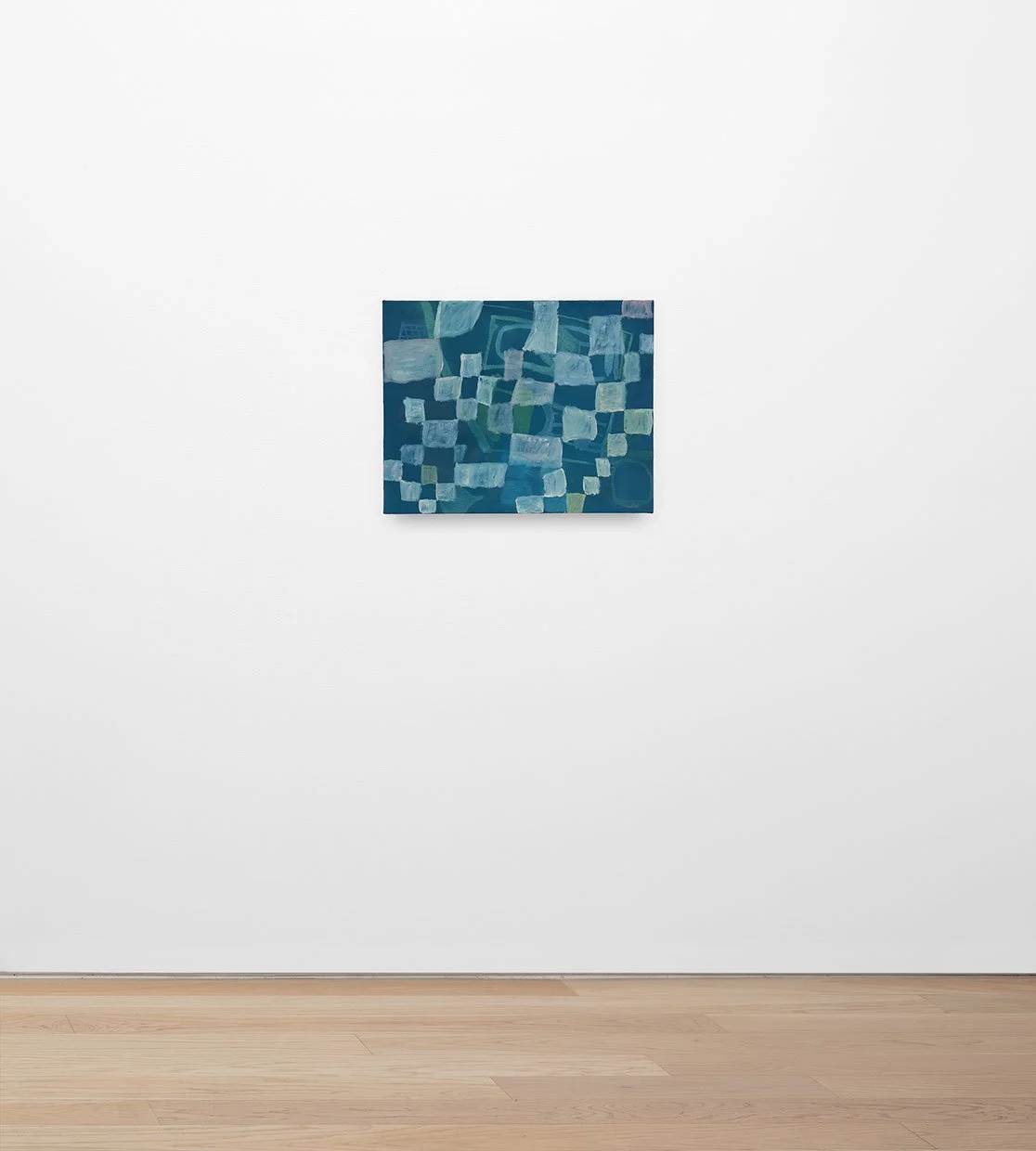  Chair Painting, Floor view, 2024-25, oil on 
canvas 22 x 28 in