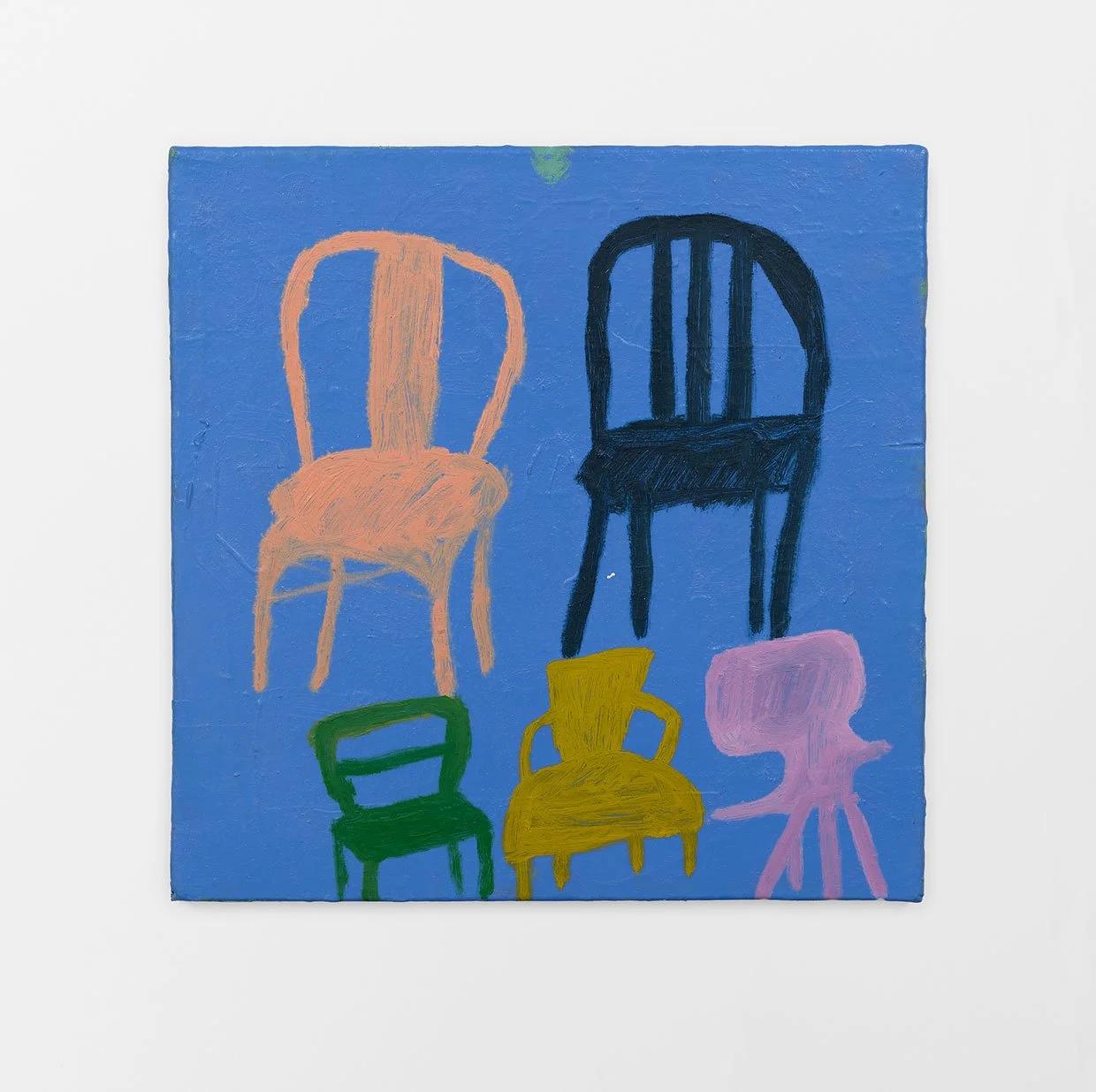Hands On, 2026, oil on panel, 10 x 10 in. 