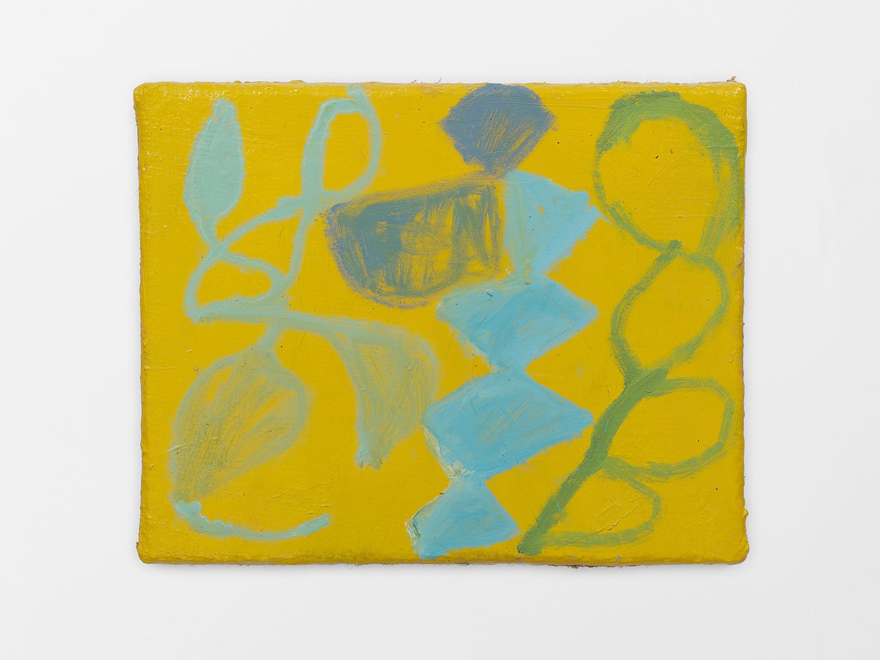 Rome, 2014-26, oil on burlap, linen on panel, 8 x 10 in.