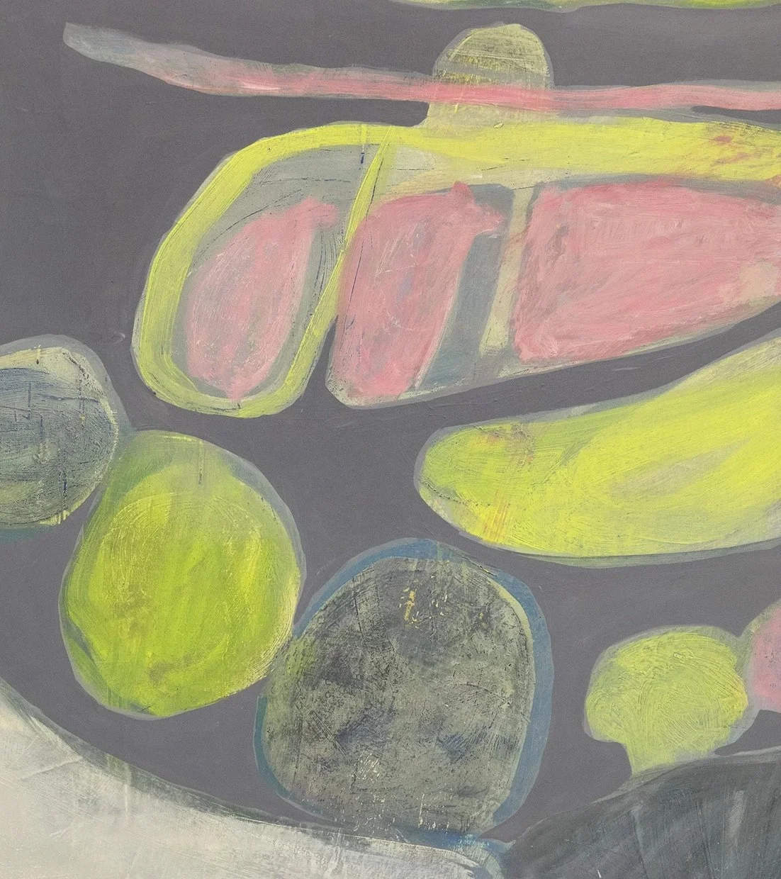 And Another Thing, 2026, detail, oil on canvas, 90 x 80 in