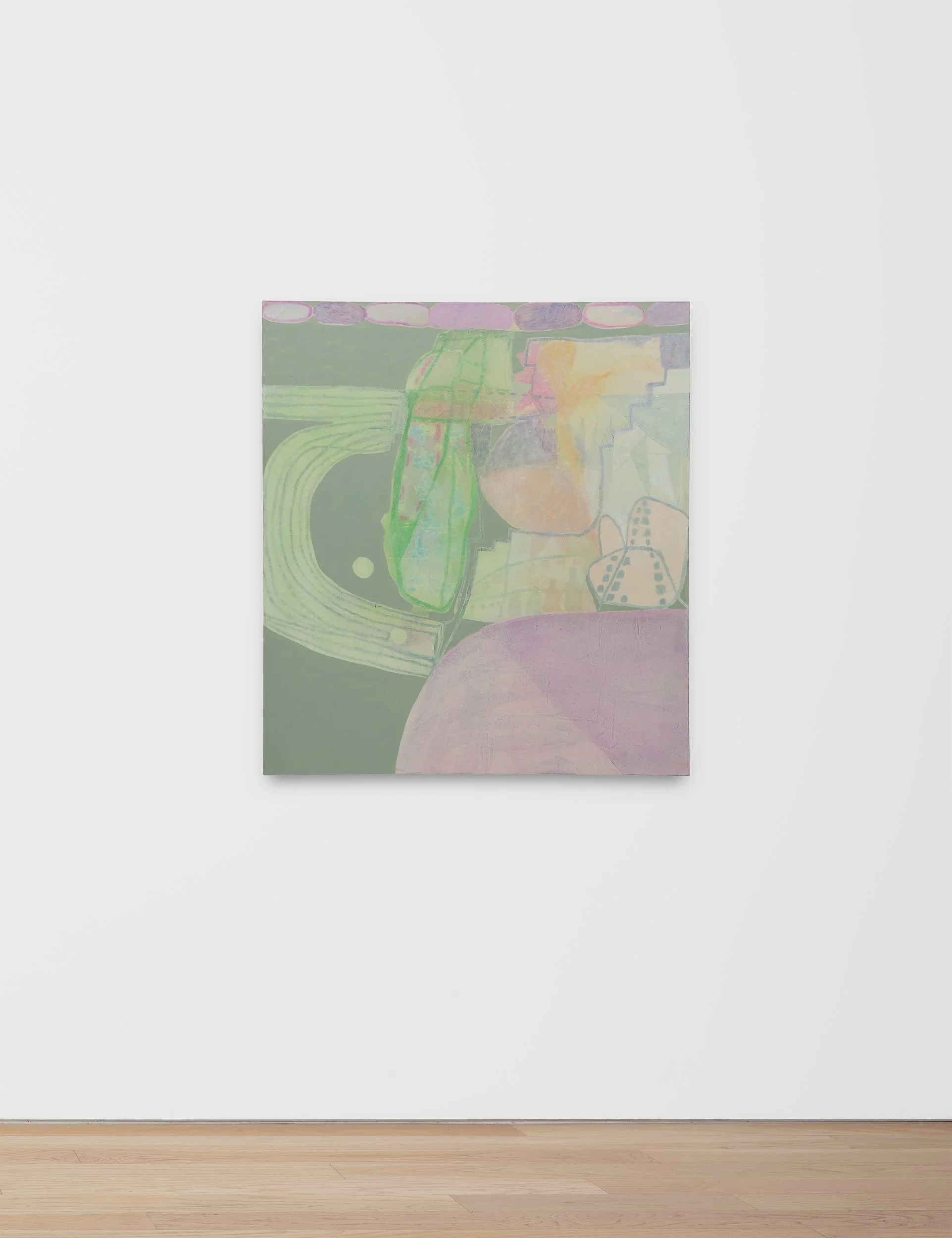 No Return, 2026, oil on canvas, 
55 x 50 in