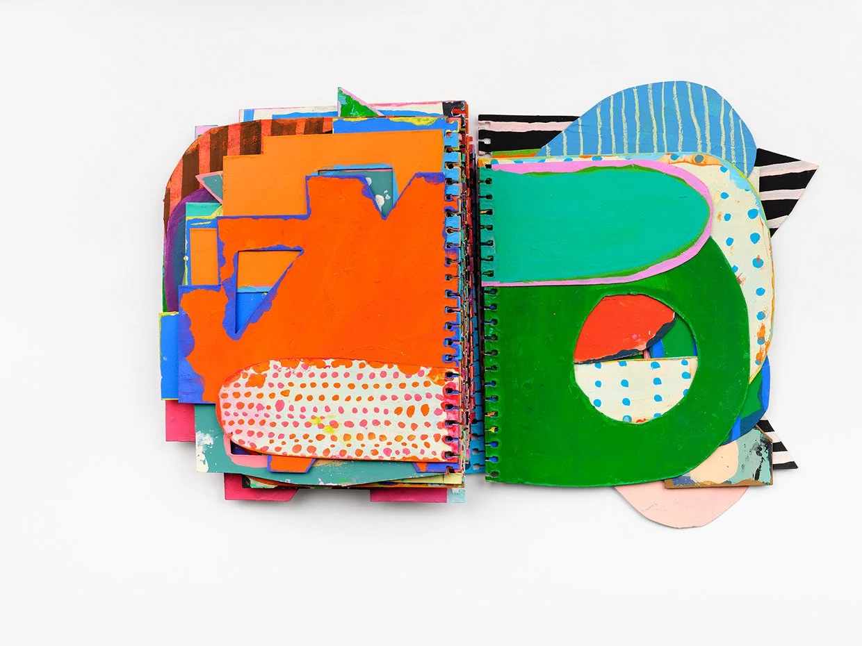 Maps for Getting Lost, 2024-26, acrylic, gouache, flashe, pencil on paper, 11 x 15 in. 180 pp. 