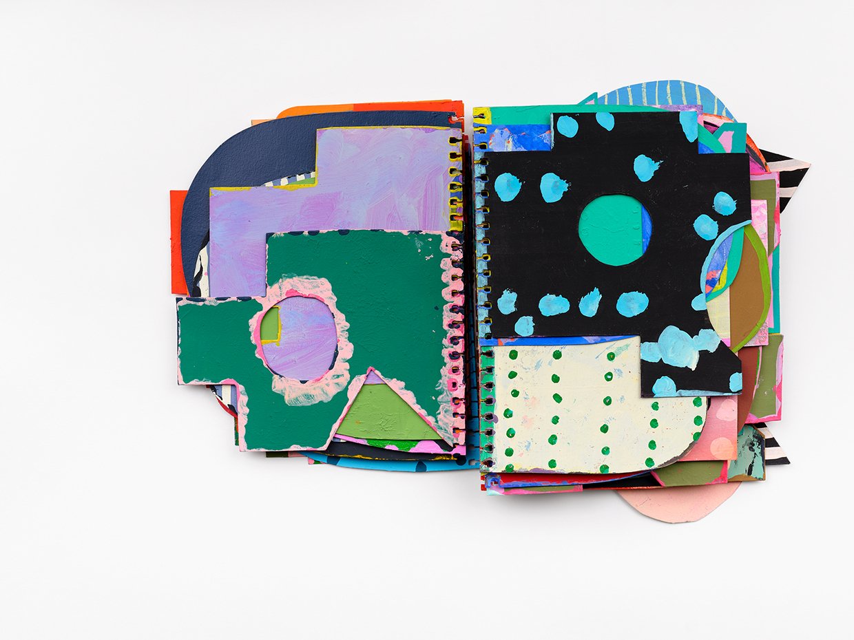 Maps for Getting Lost, 2024-26, acrylic, gouache, flashe, pencil on paper, 11 x 15 in. 180 pp. 