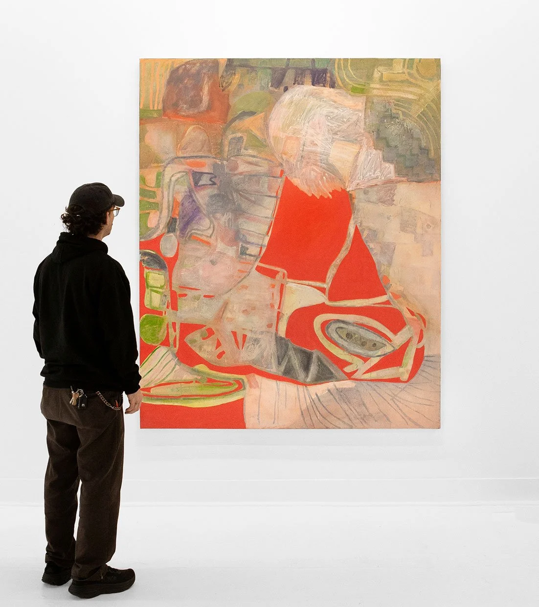 Shifting Ground, 2026, oil on canvas, 
80 x 70 in