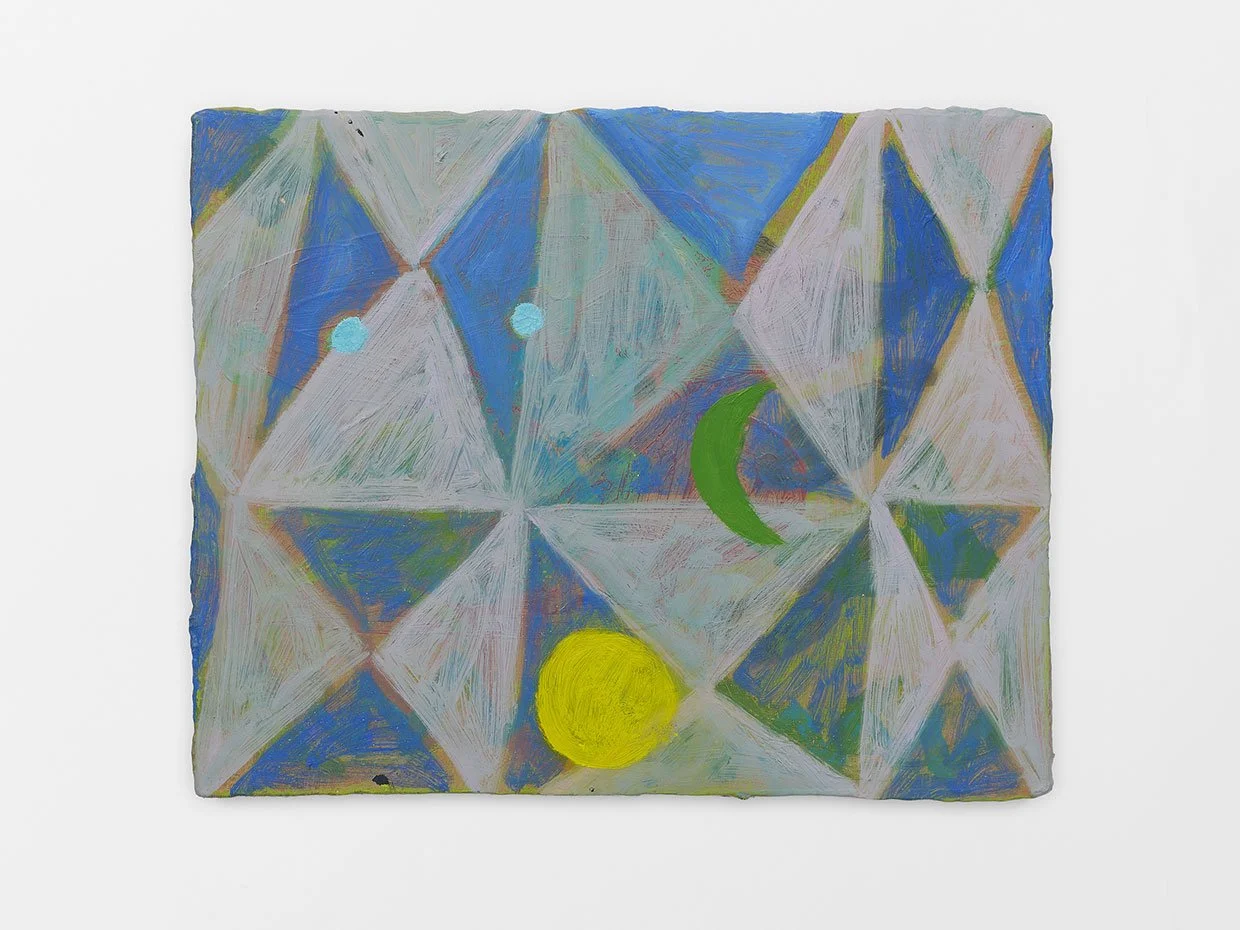 Moon Away, 2021-26, oil on panel, 8 x 10 in.