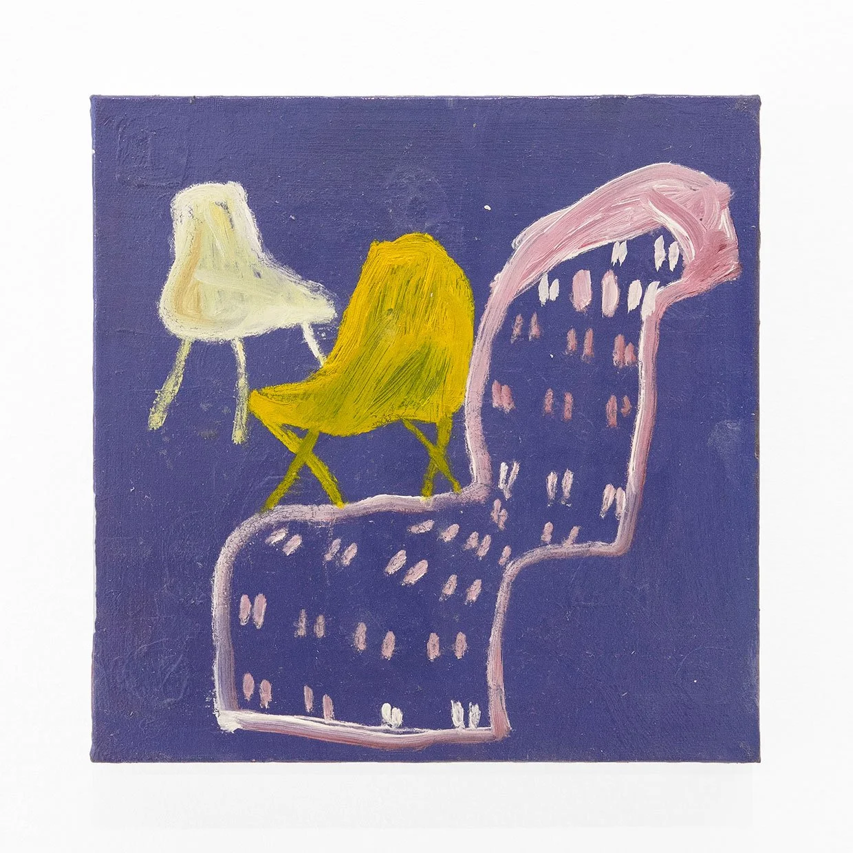Blue Violet, 2026, oil on canvas, 10 x 10 in