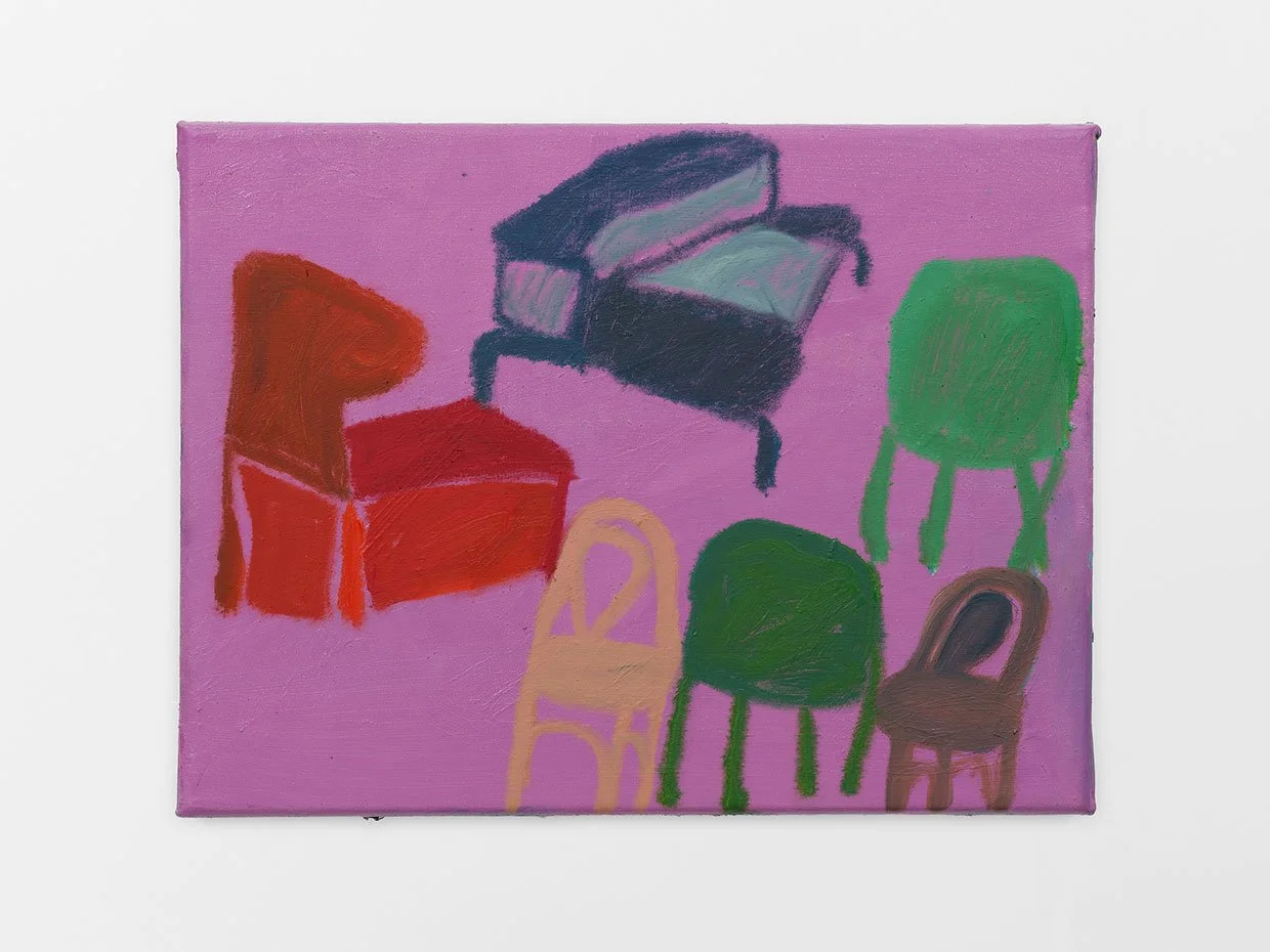 Hang Out, 2026, oil on panel, 9 x 12 in.